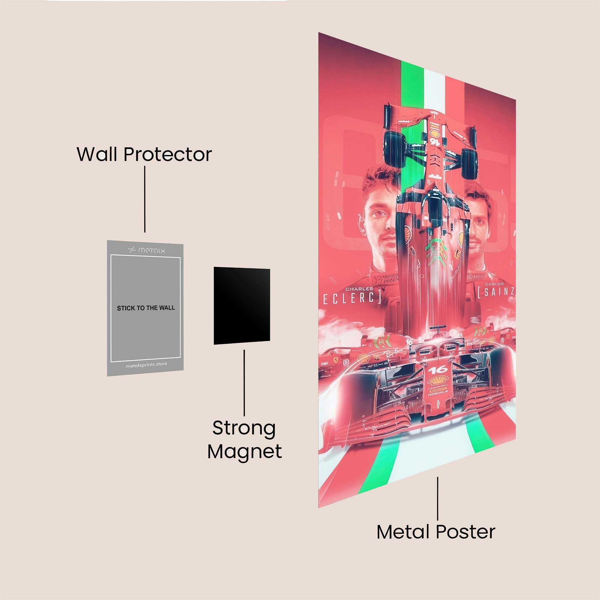 Leclerc Passionate Safe Wall Magnetic / M