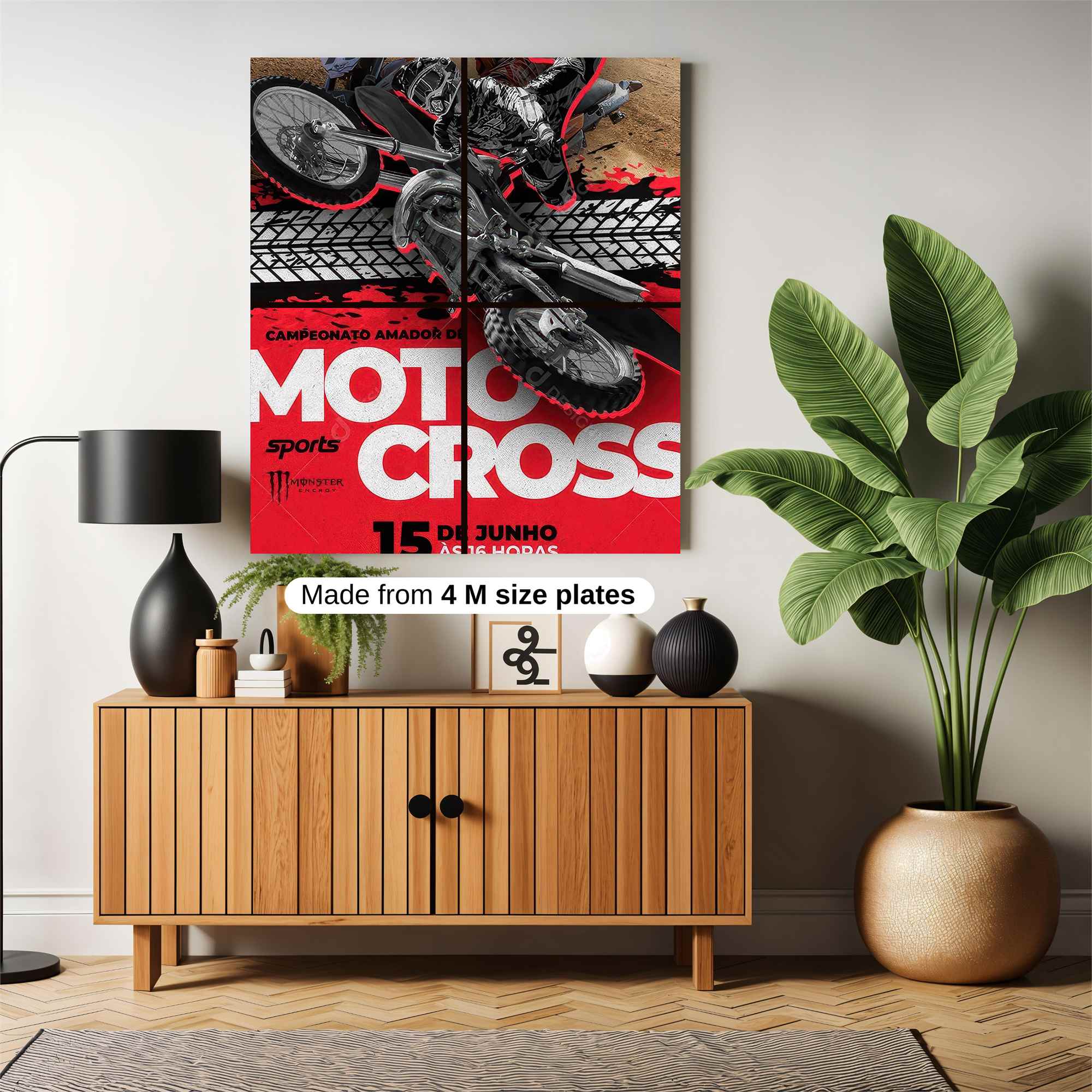 MotoCross Frenzy Safe Wall Magnetic / M
