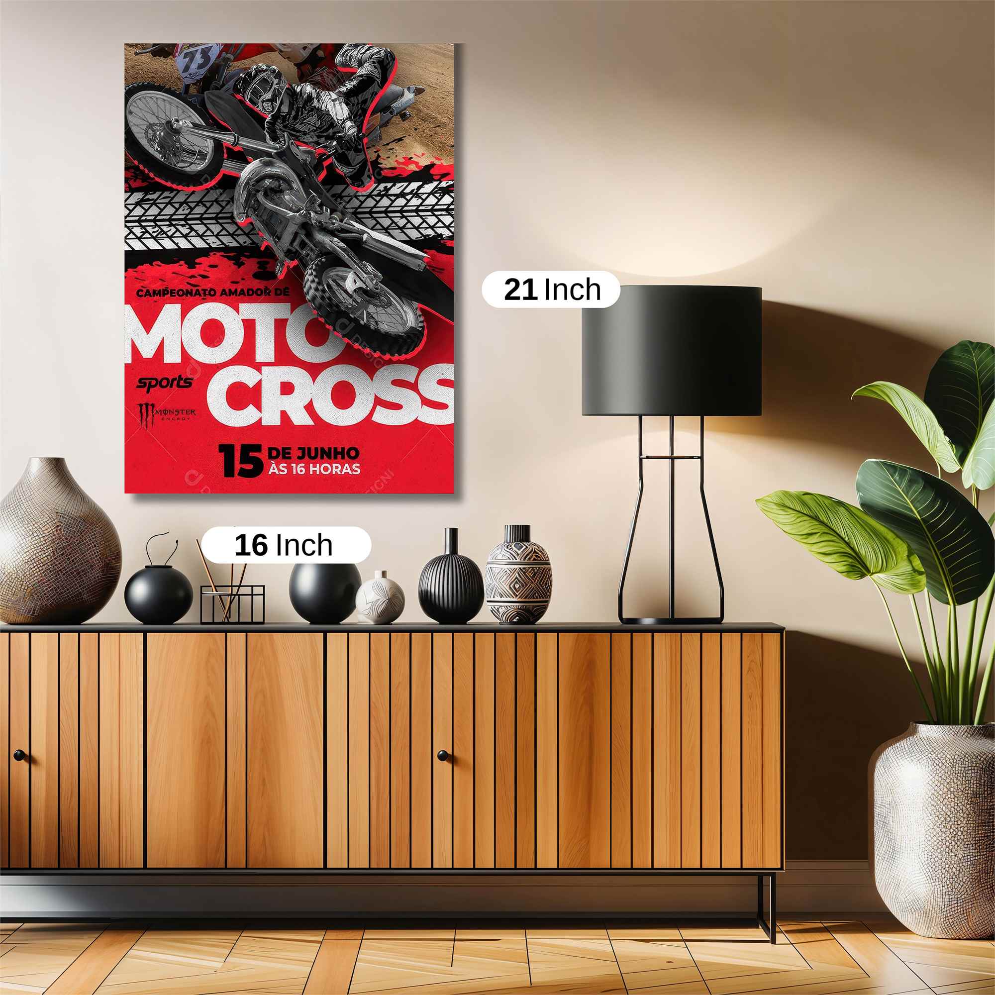 MotoCross Frenzy Safe Wall Magnetic / M