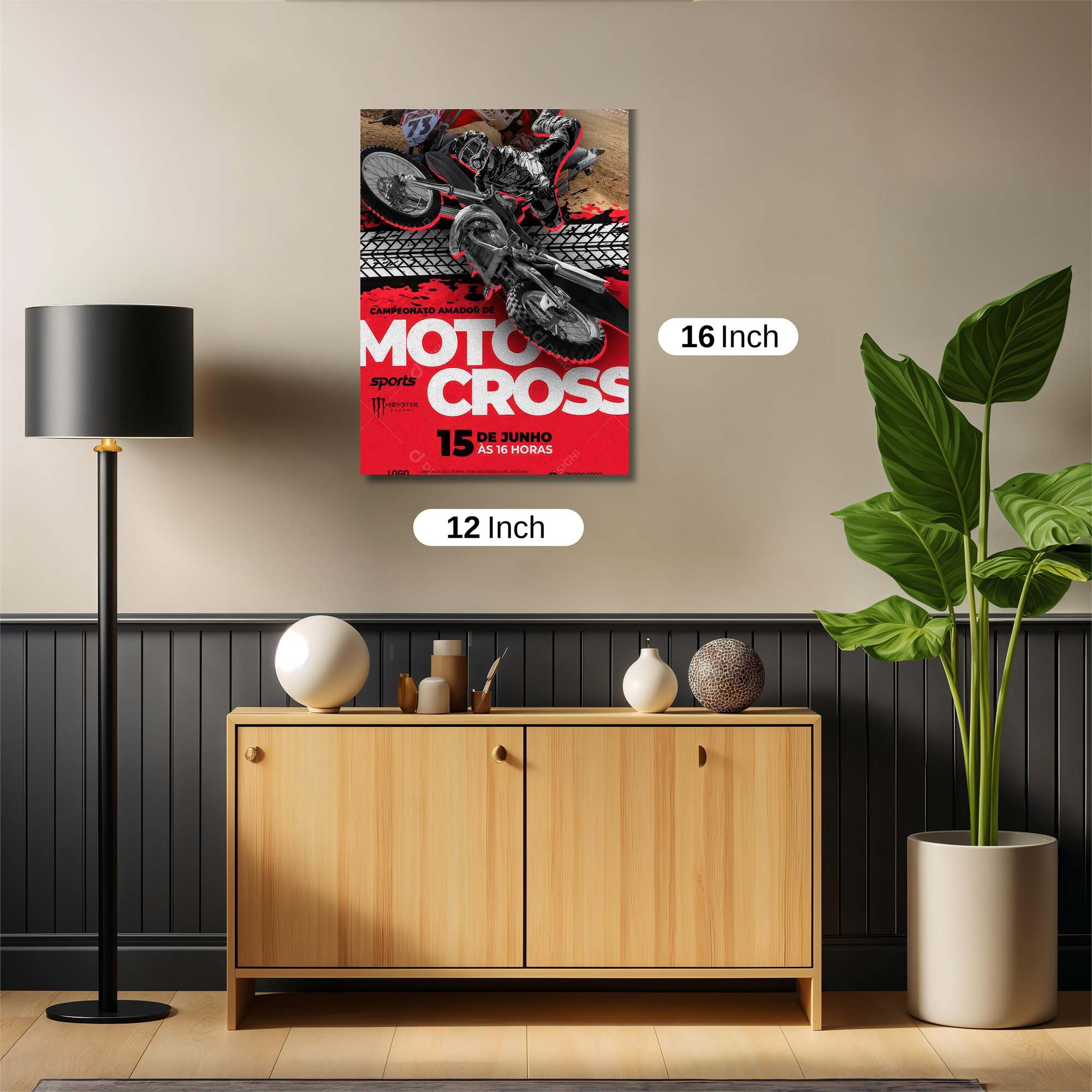 MotoCross Frenzy Safe Wall Magnetic / M