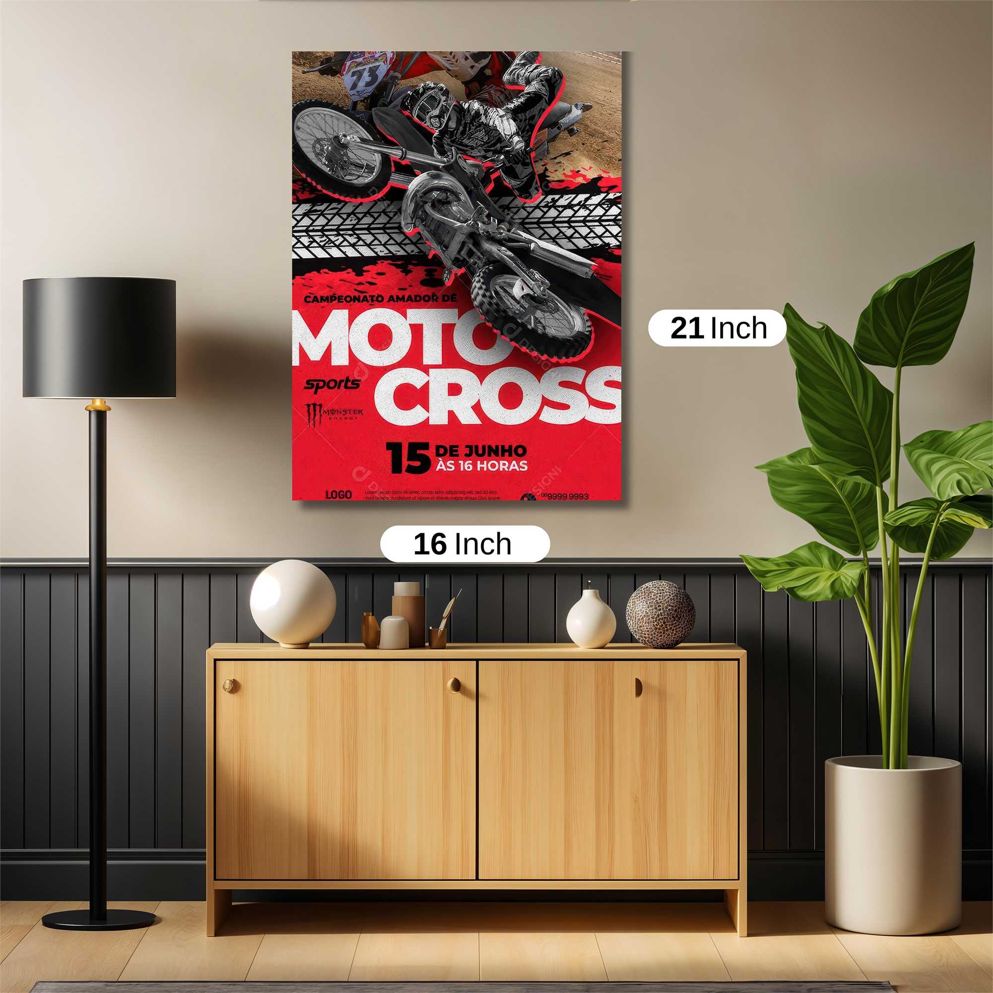 MotoCross Frenzy Safe Wall Magnetic / M