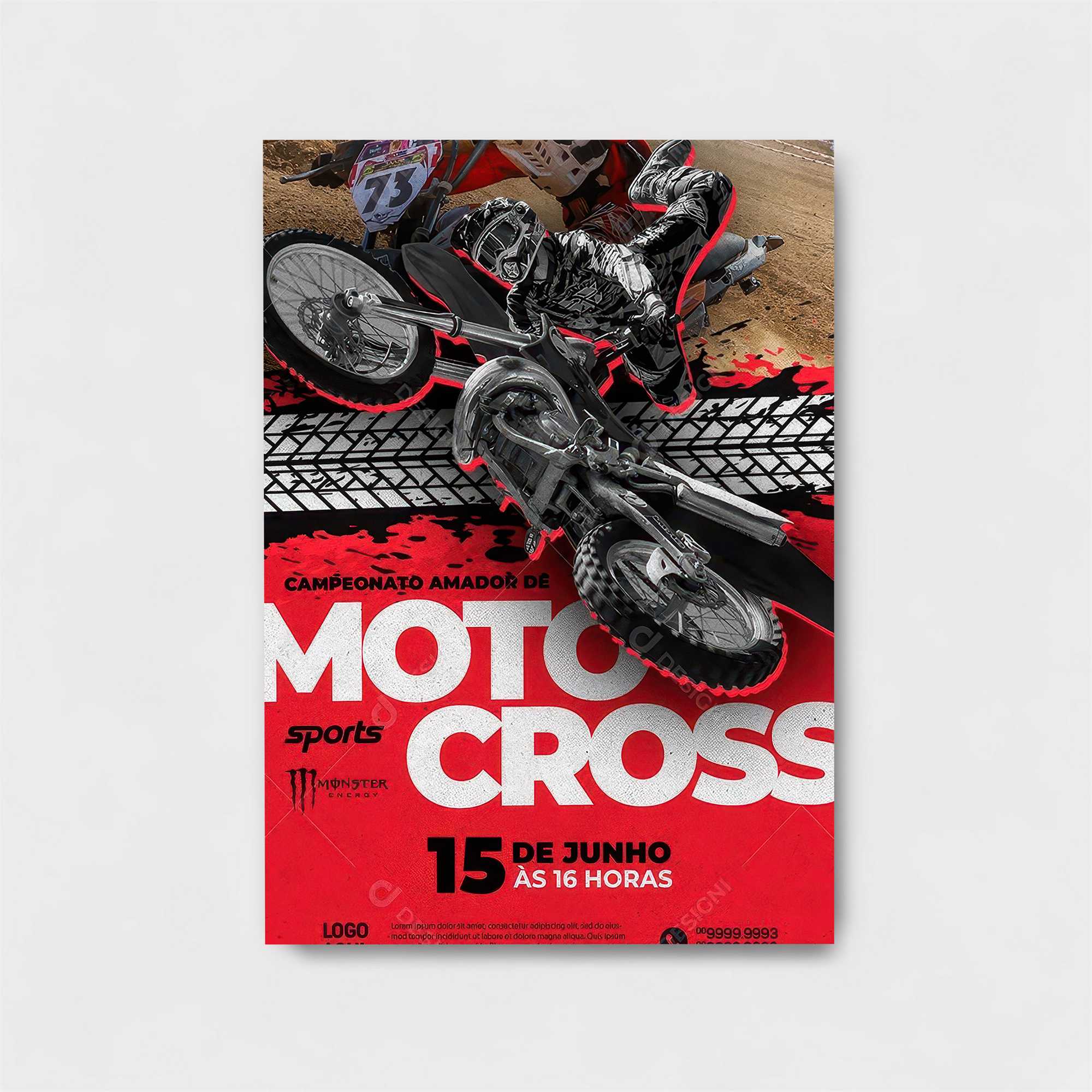 MotoCross Frenzy Safe Wall Magnetic / M