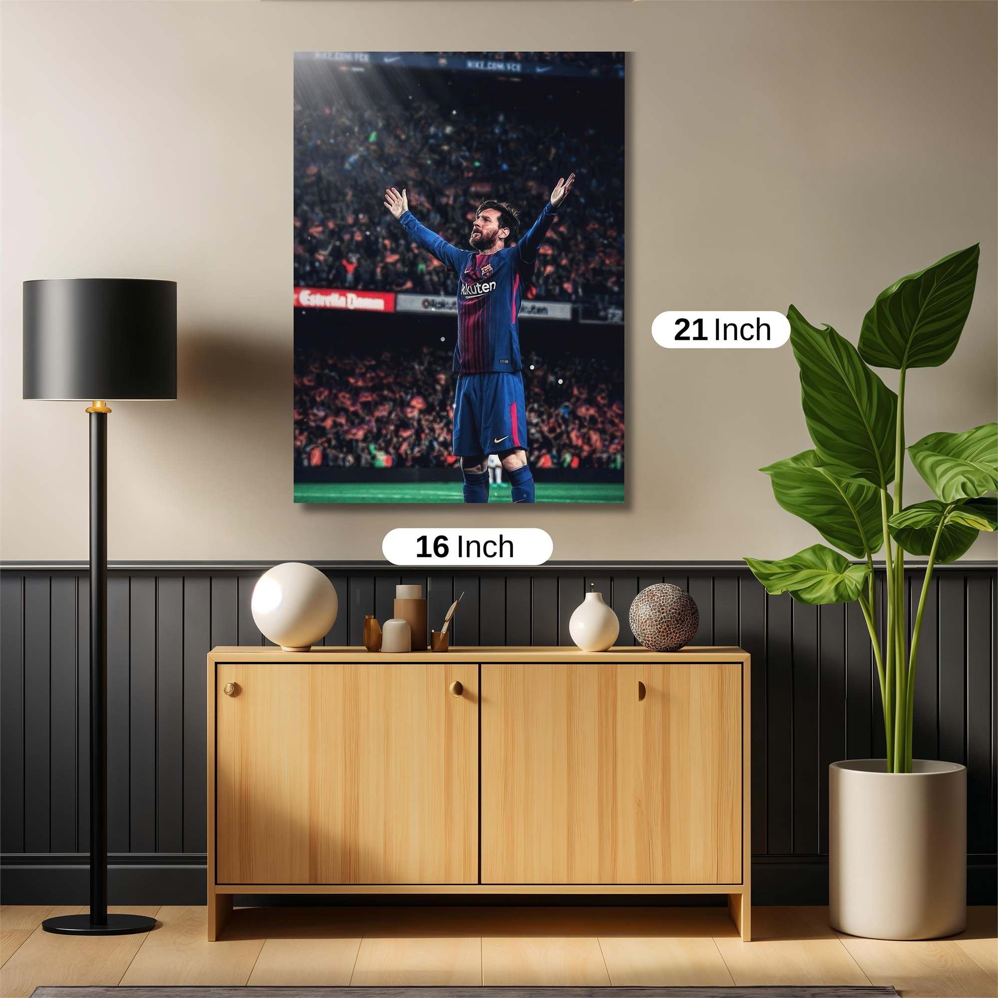 Messi Triumphant Safe Wall Magnetic / M
