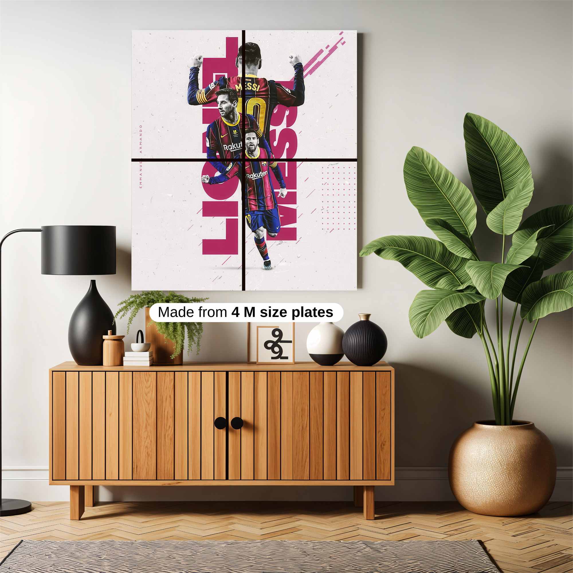 Messi Majestic Safe Wall Magnetic / M