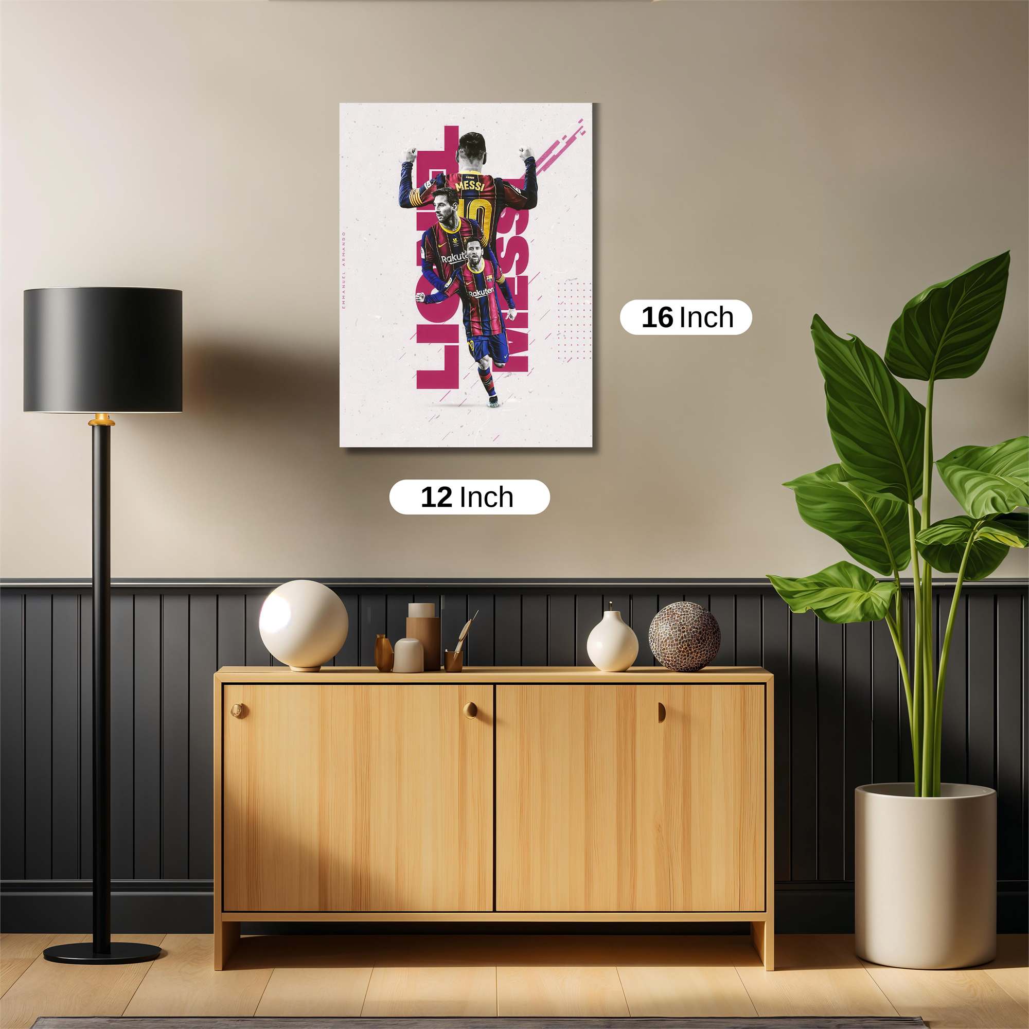 Messi Majestic Safe Wall Magnetic / M