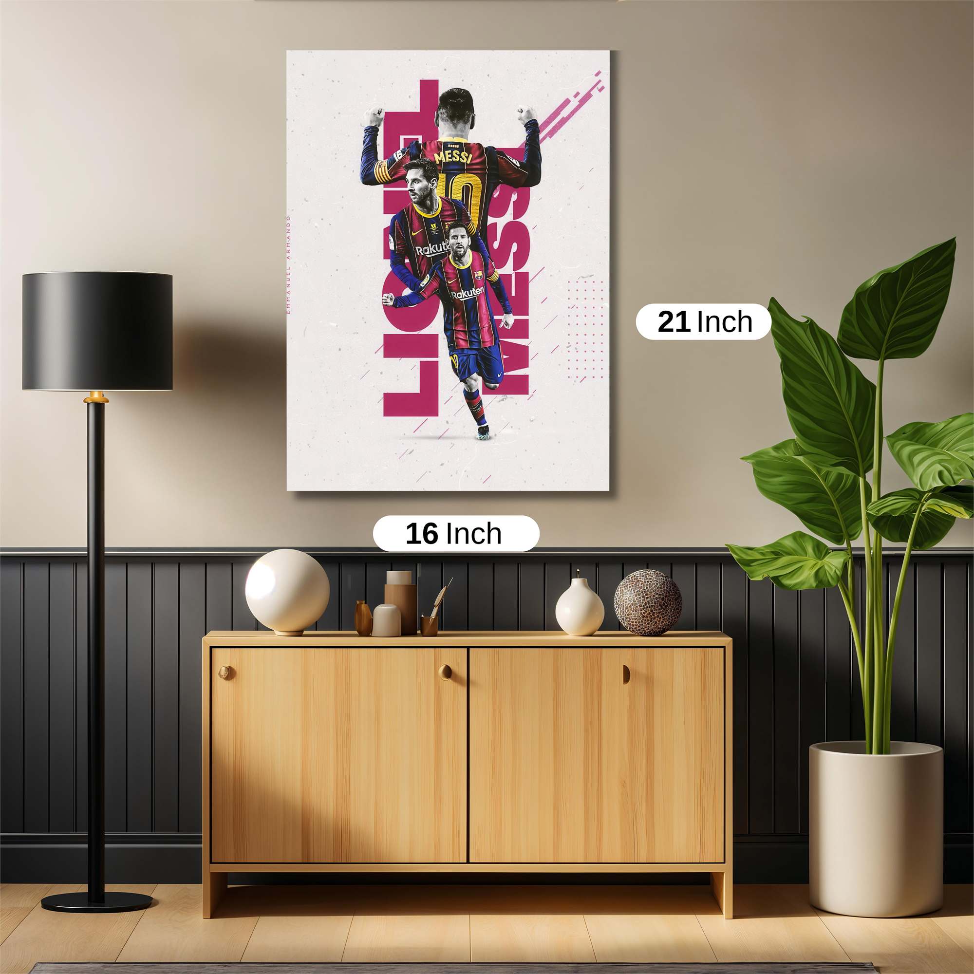 Messi Majestic Safe Wall Magnetic / M
