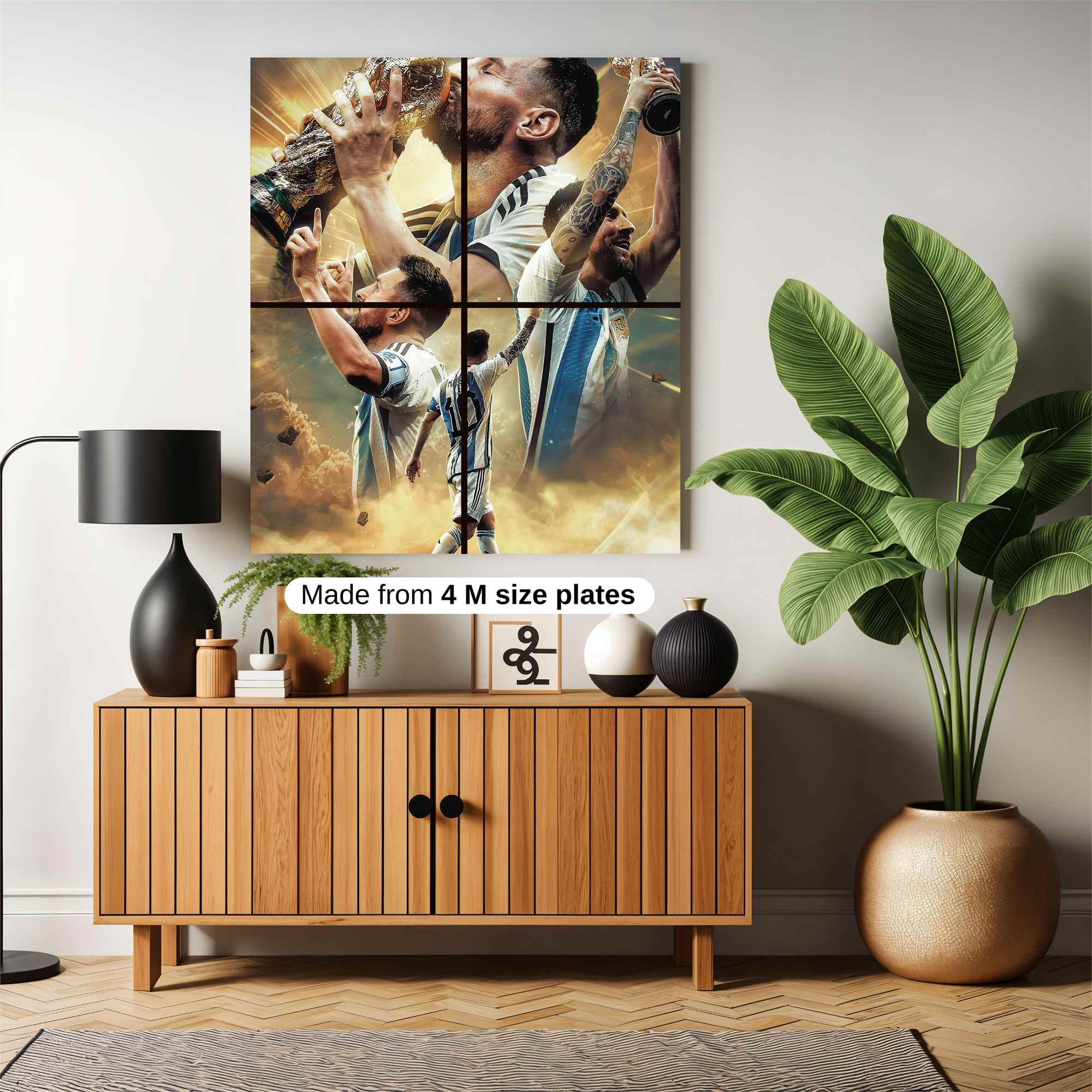 Messi Triumphant Safe Wall Magnetic / M