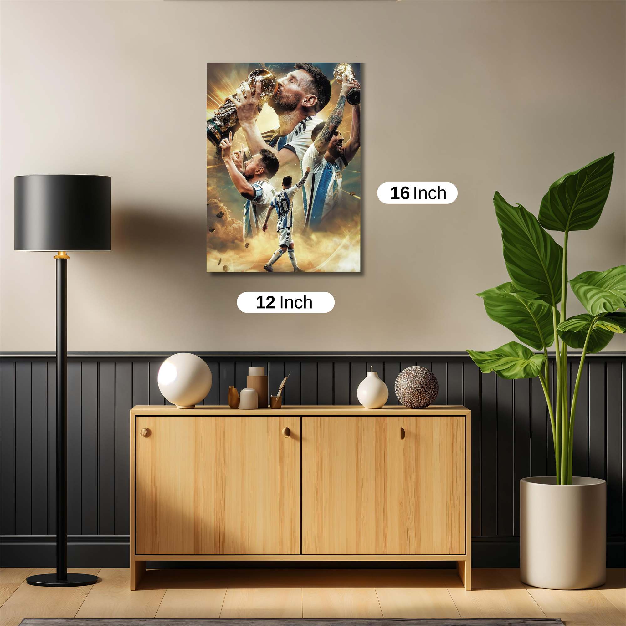 Messi Triumphant Safe Wall Magnetic / M