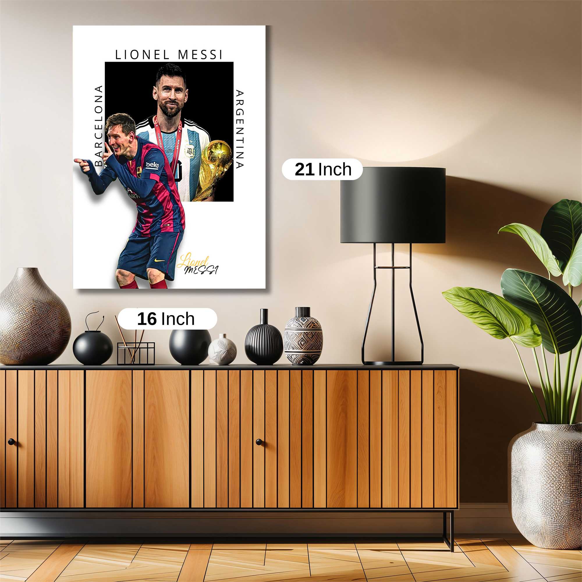 Messi Jubilant Safe Wall Magnetic / M