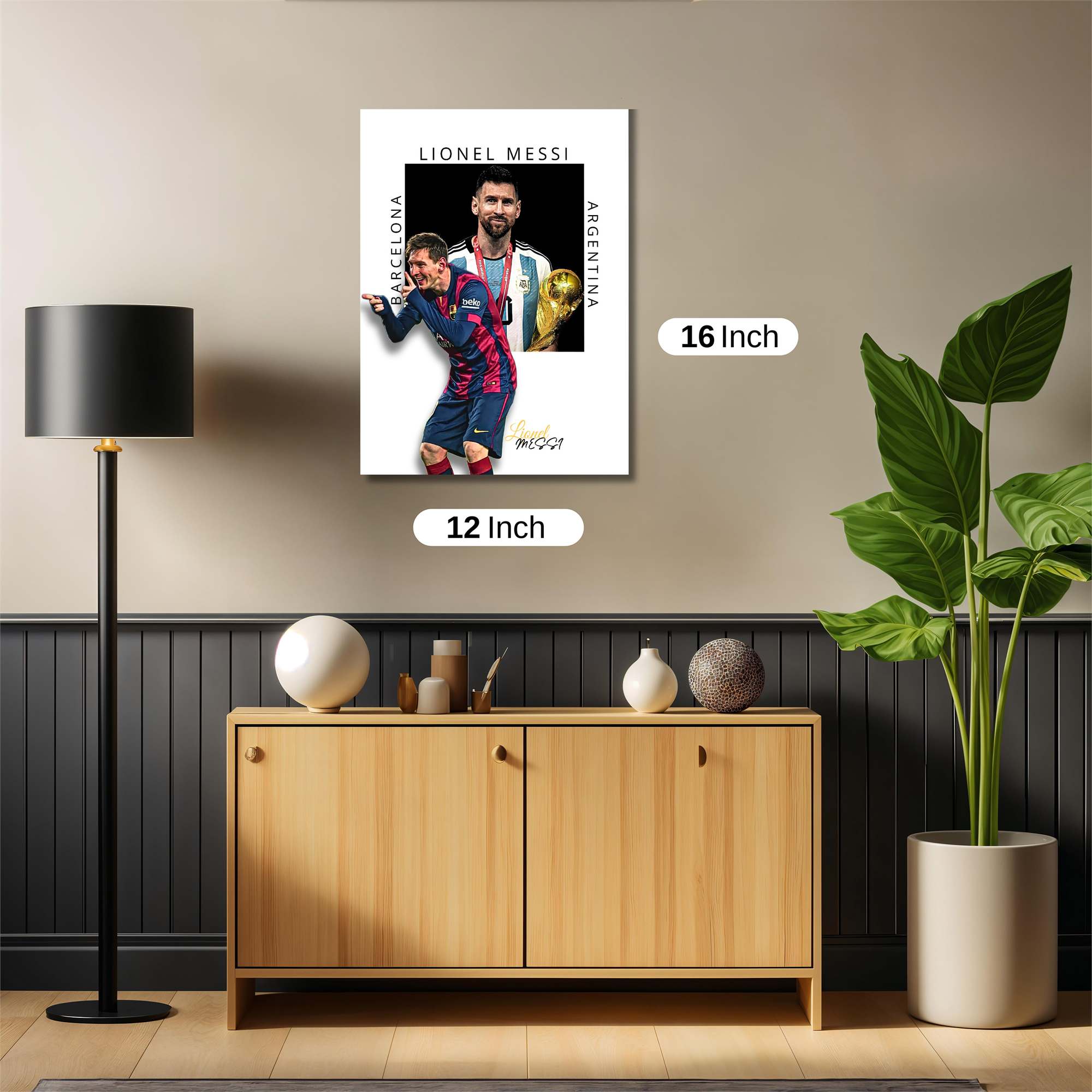 Messi Jubilant Safe Wall Magnetic / M