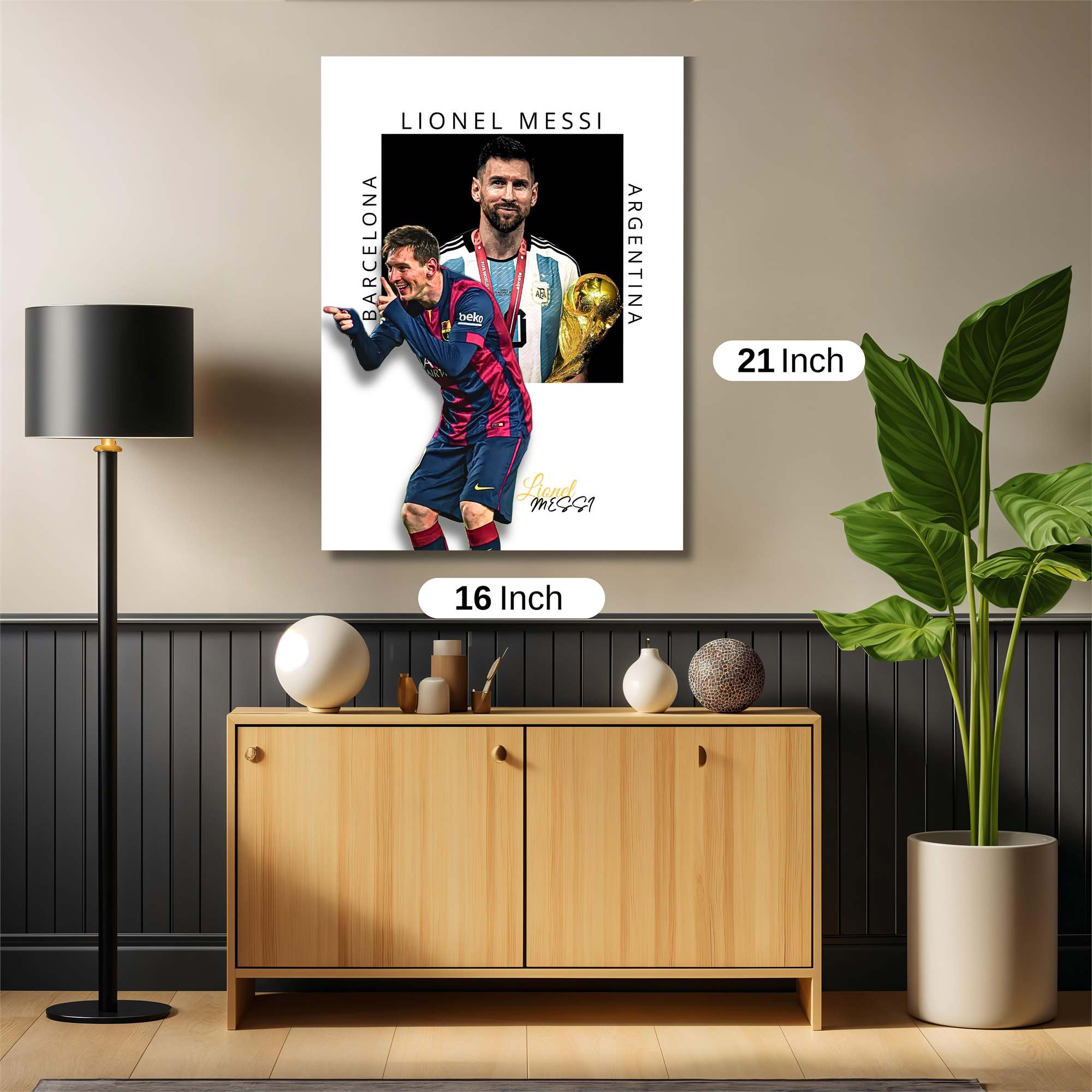 Messi Jubilant Safe Wall Magnetic / M