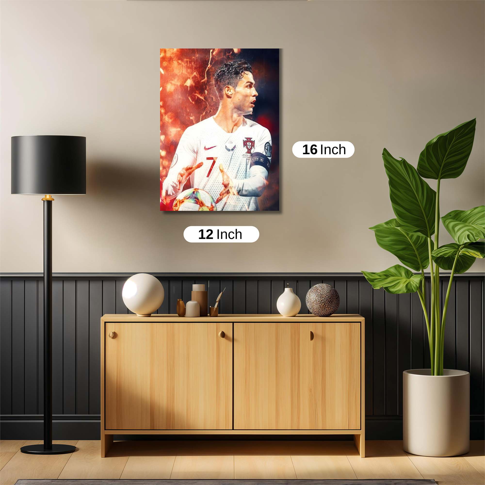 Ronaldo Fiery Safe Wall Magnetic / M