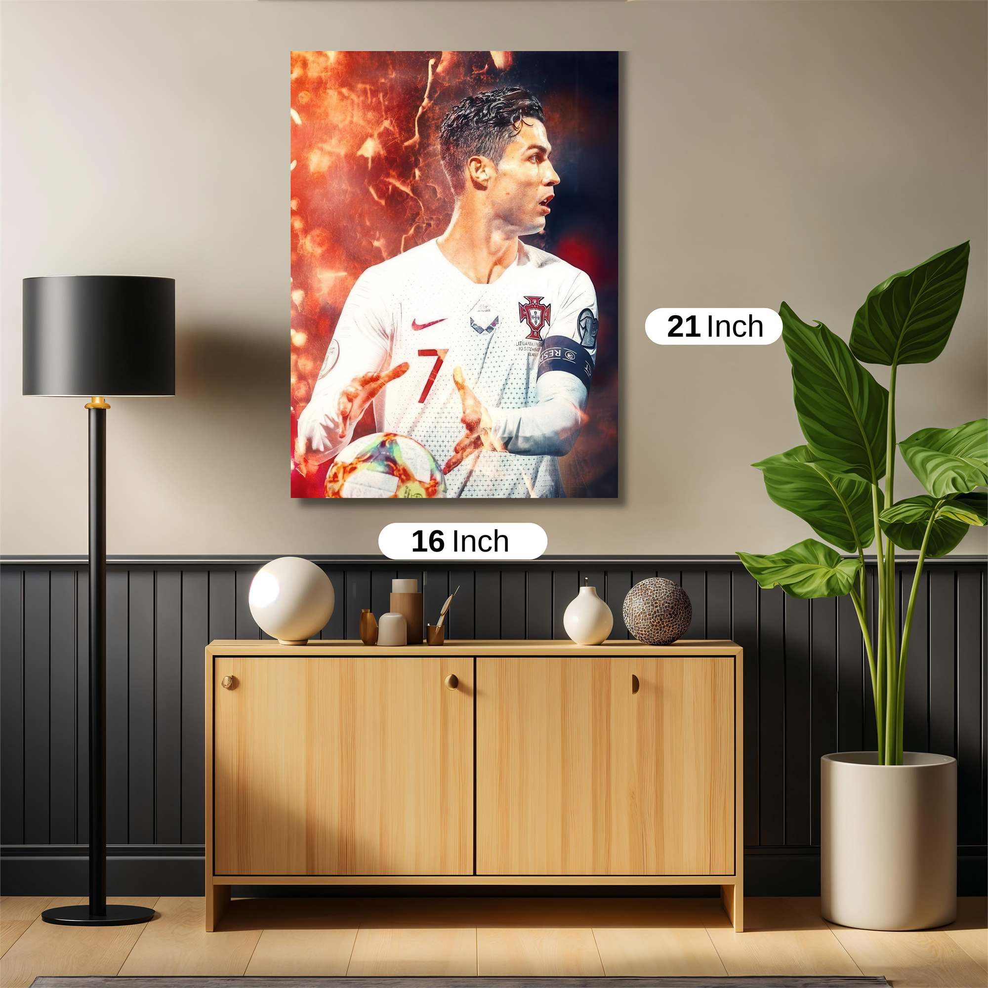 Ronaldo Fiery Safe Wall Magnetic / M