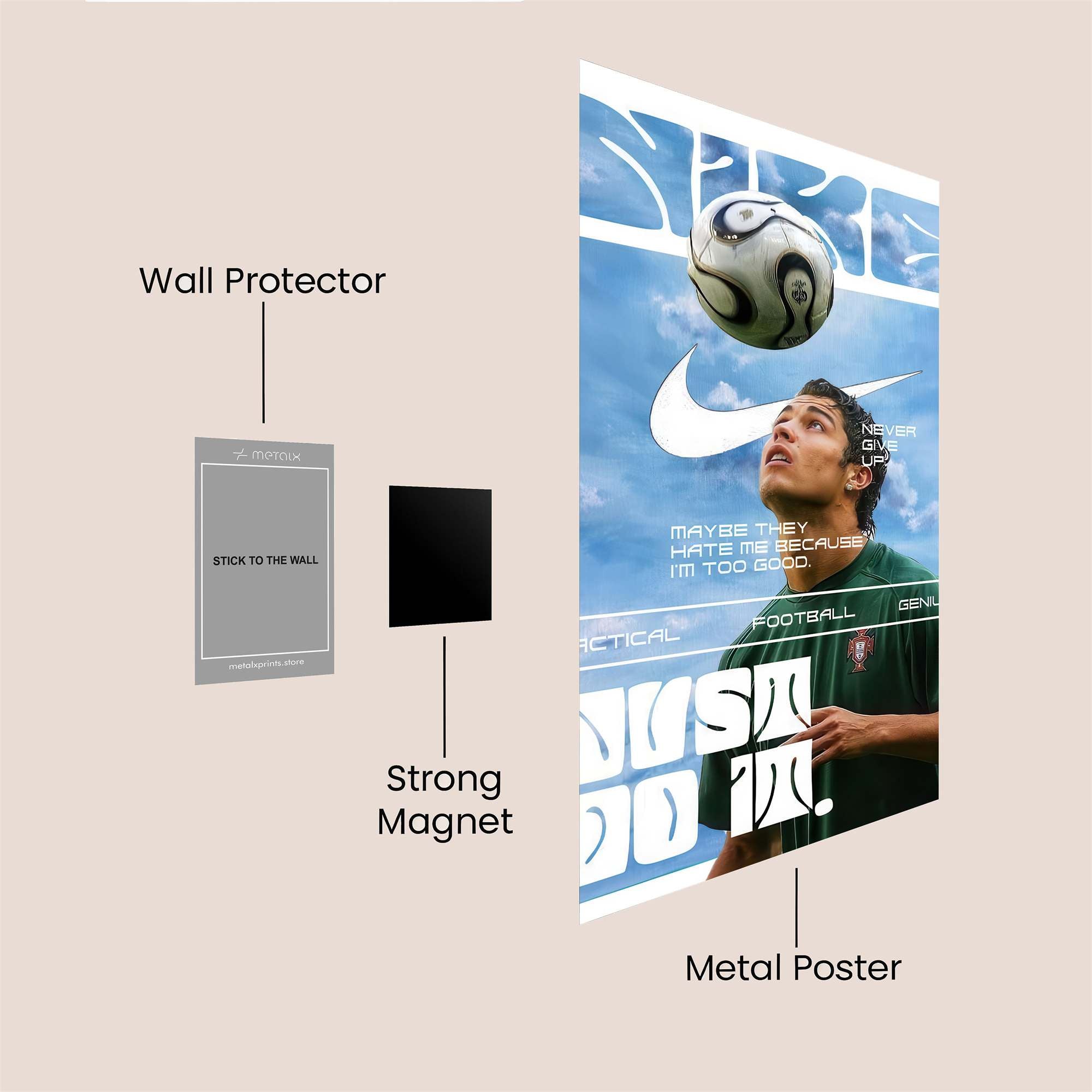 Ronaldo Radiant Safe Wall Magnetic / M