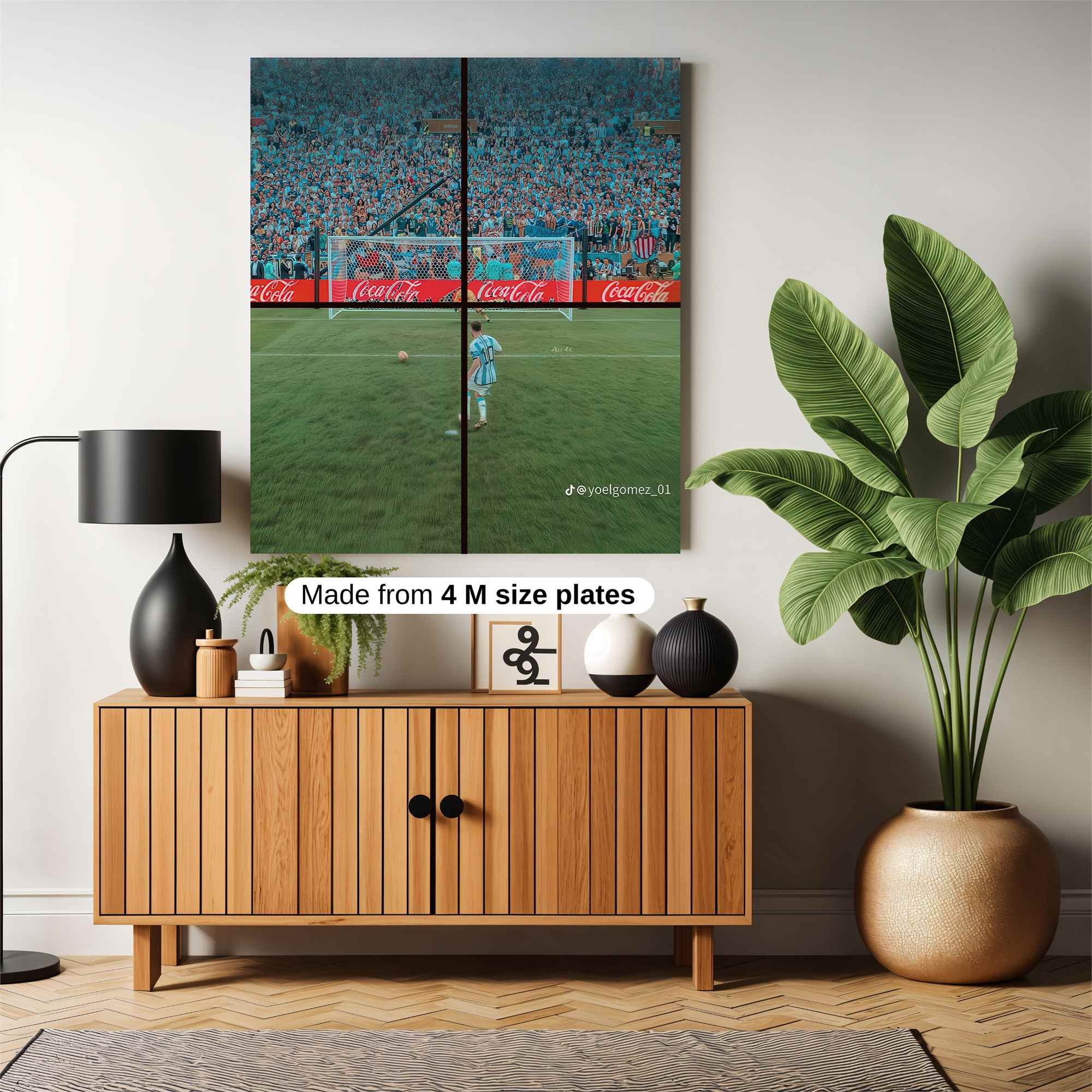 Messi Triumphant Safe Wall Magnetic / M