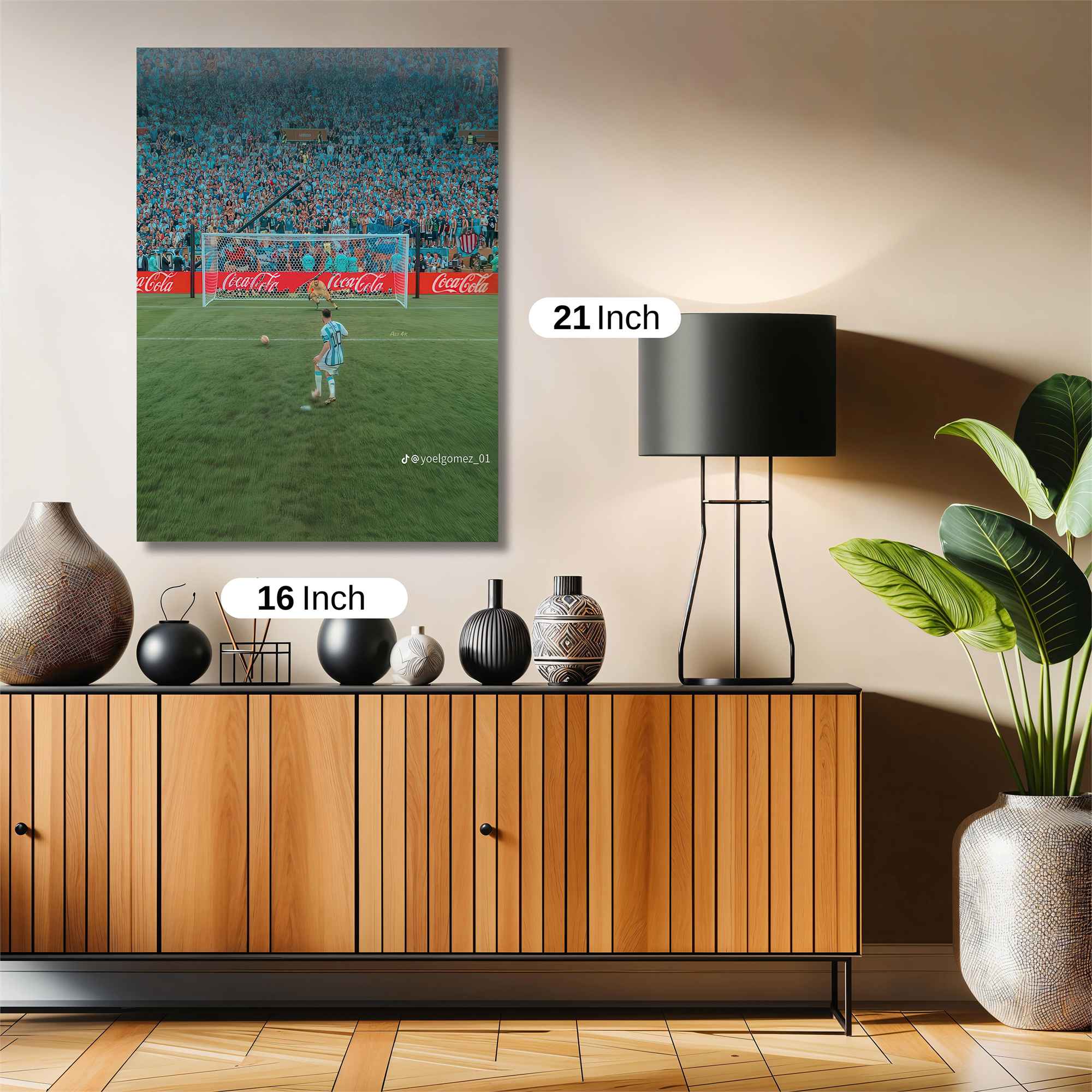 Messi Triumphant Safe Wall Magnetic / M