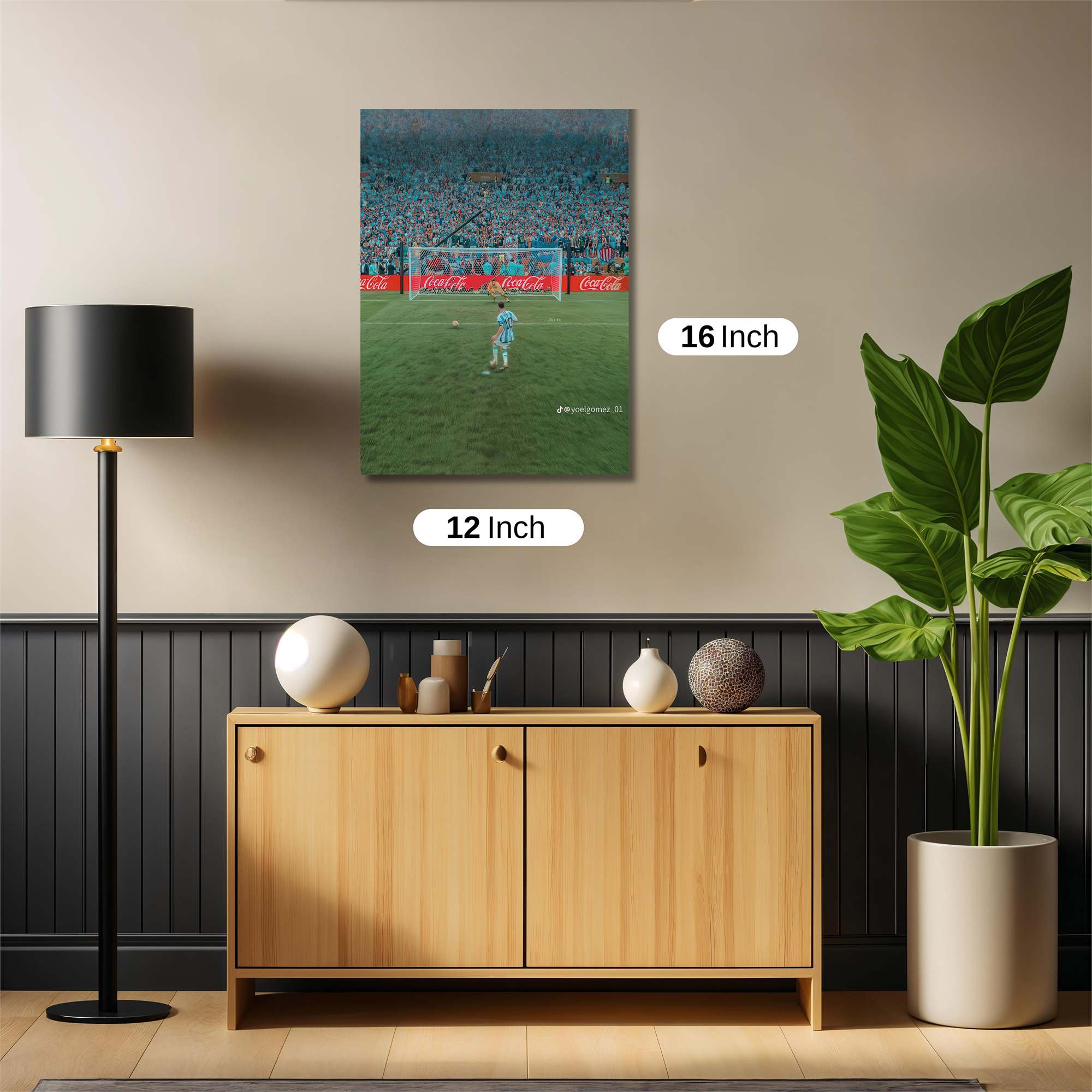 Messi Triumphant Safe Wall Magnetic / M