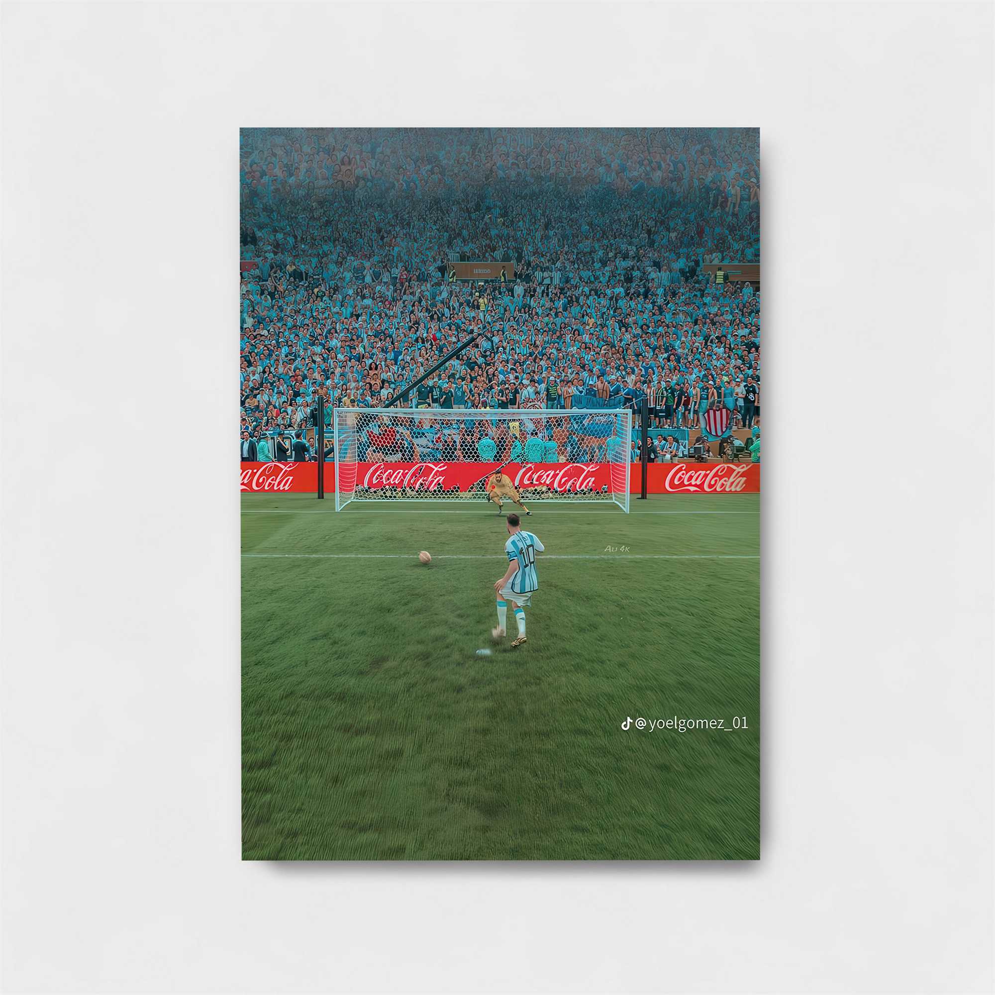 Messi Triumphant Safe Wall Magnetic / M