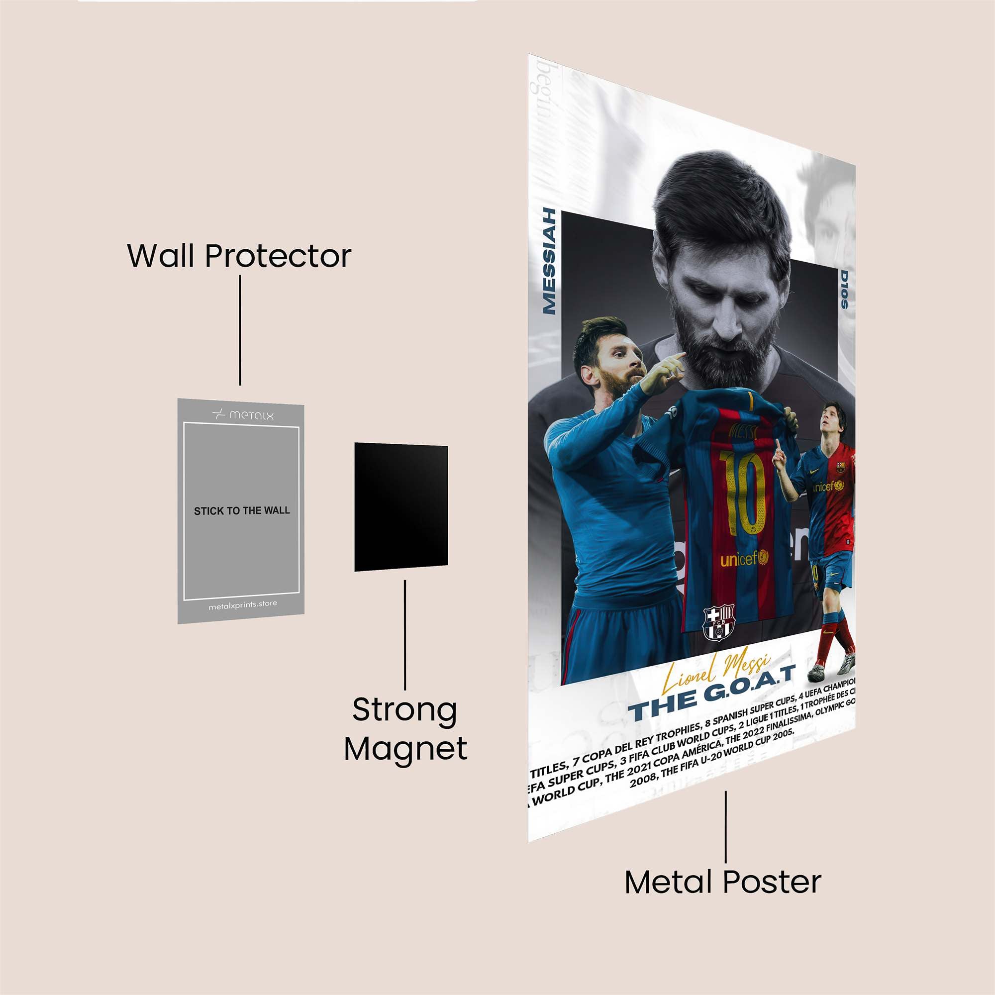 Messi Magic Safe Wall Magnetic / M