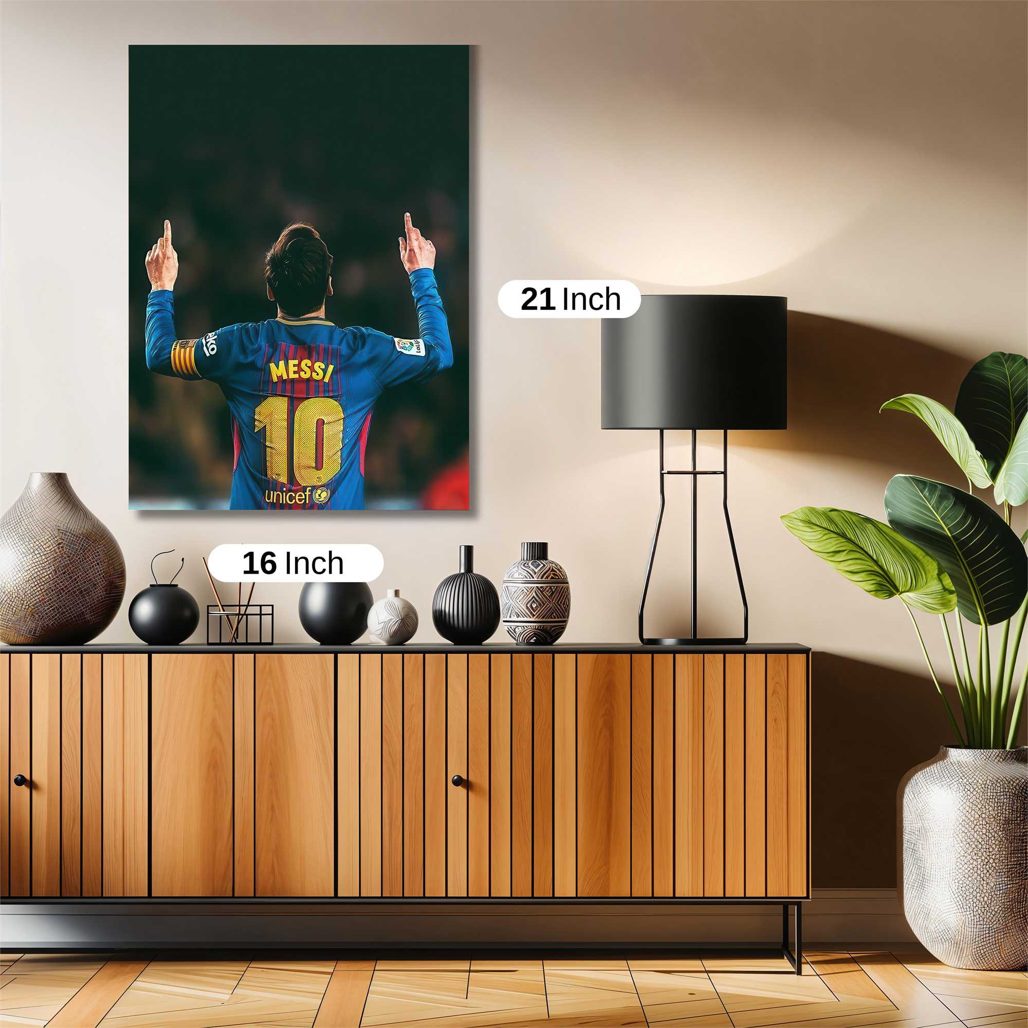 Messi Triumphant Safe Wall Magnetic / M
