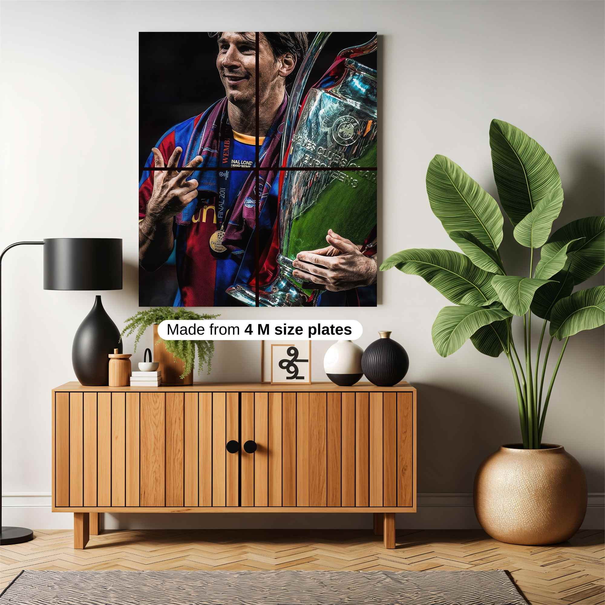 Messi Triumphant Safe Wall Magnetic / M