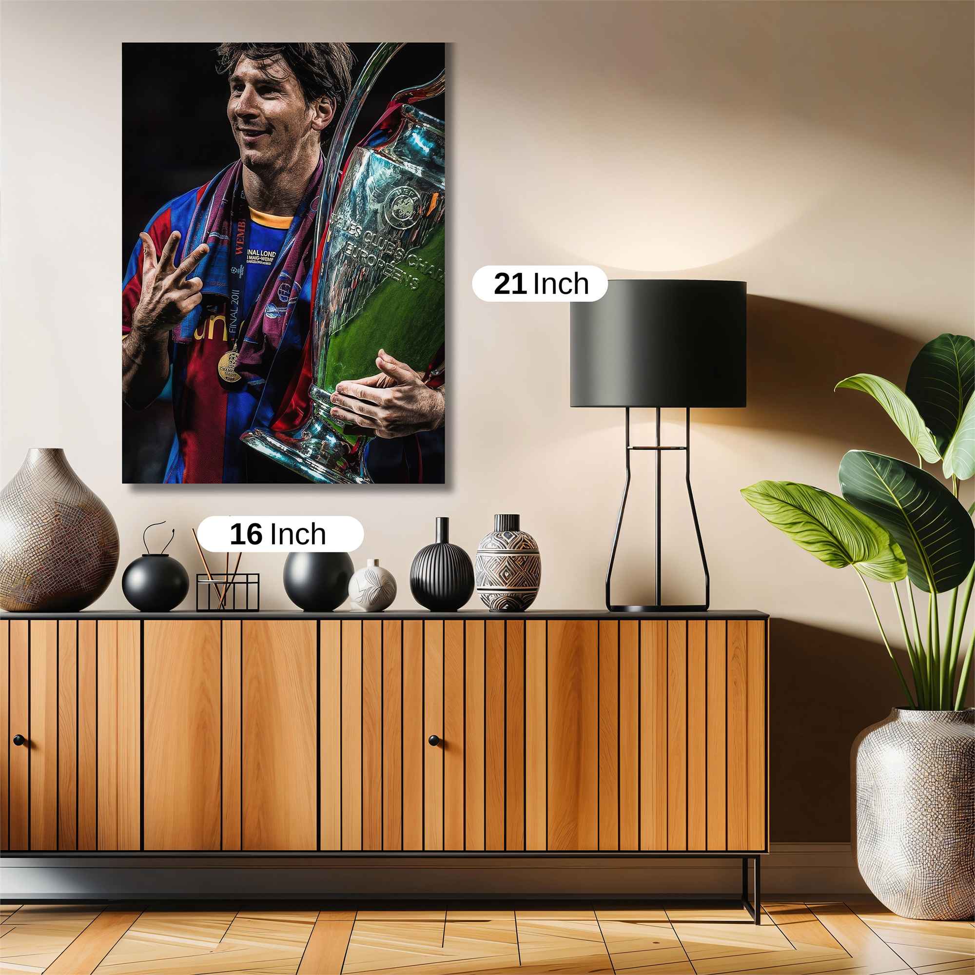 Messi Triumphant Safe Wall Magnetic / M