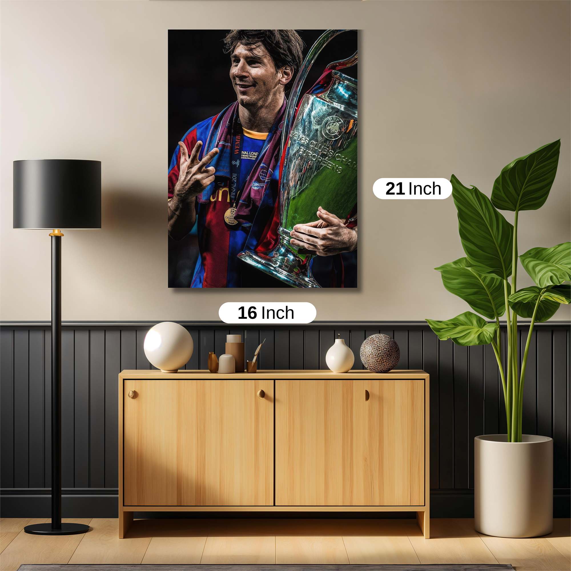 Messi Triumphant Safe Wall Magnetic / M