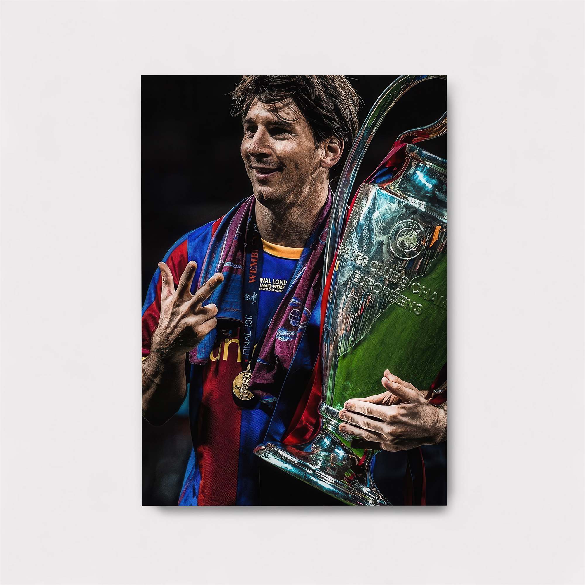 Messi Triumphant Safe Wall Magnetic / M