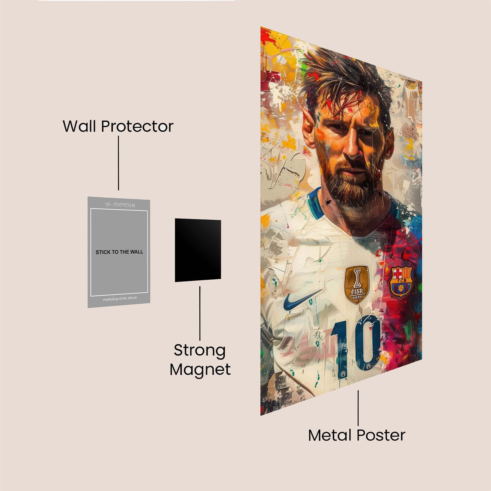 Messi Masterpiece Safe Wall Magnetic / M