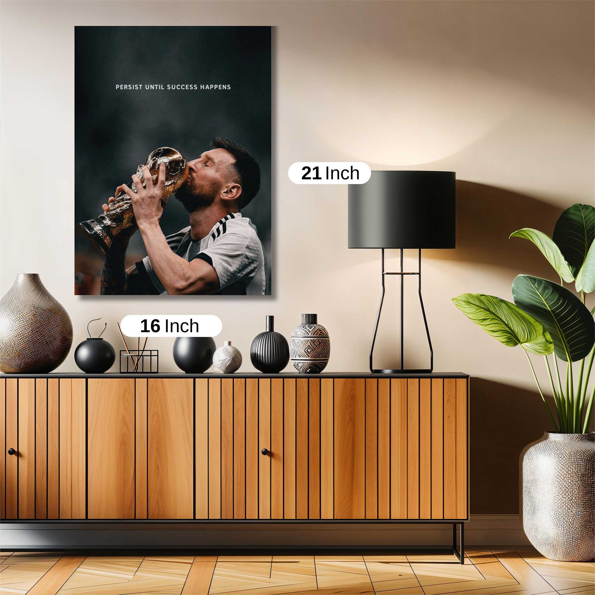 Messi Triumphant Safe Wall Magnetic / M