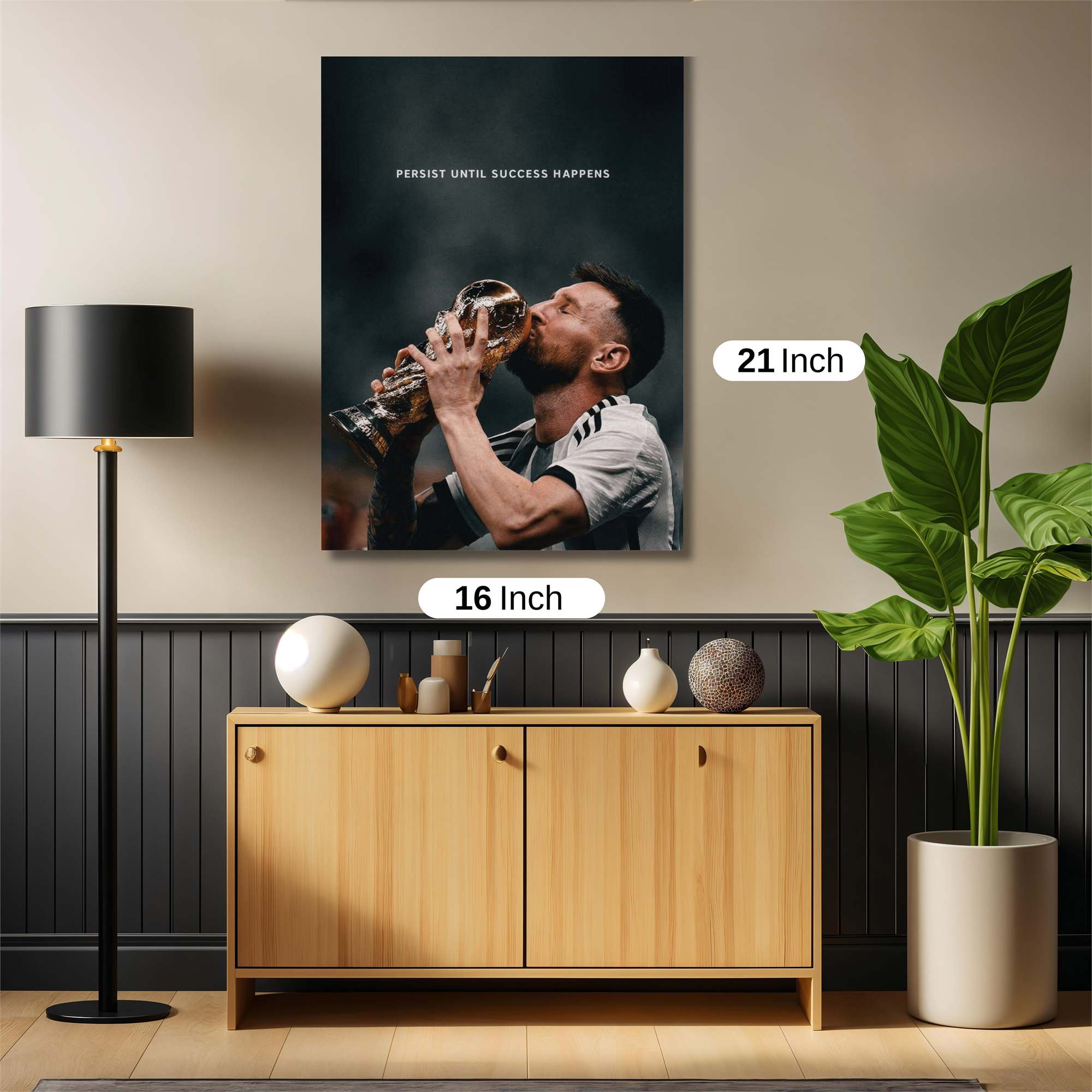 Messi Triumphant Safe Wall Magnetic / M