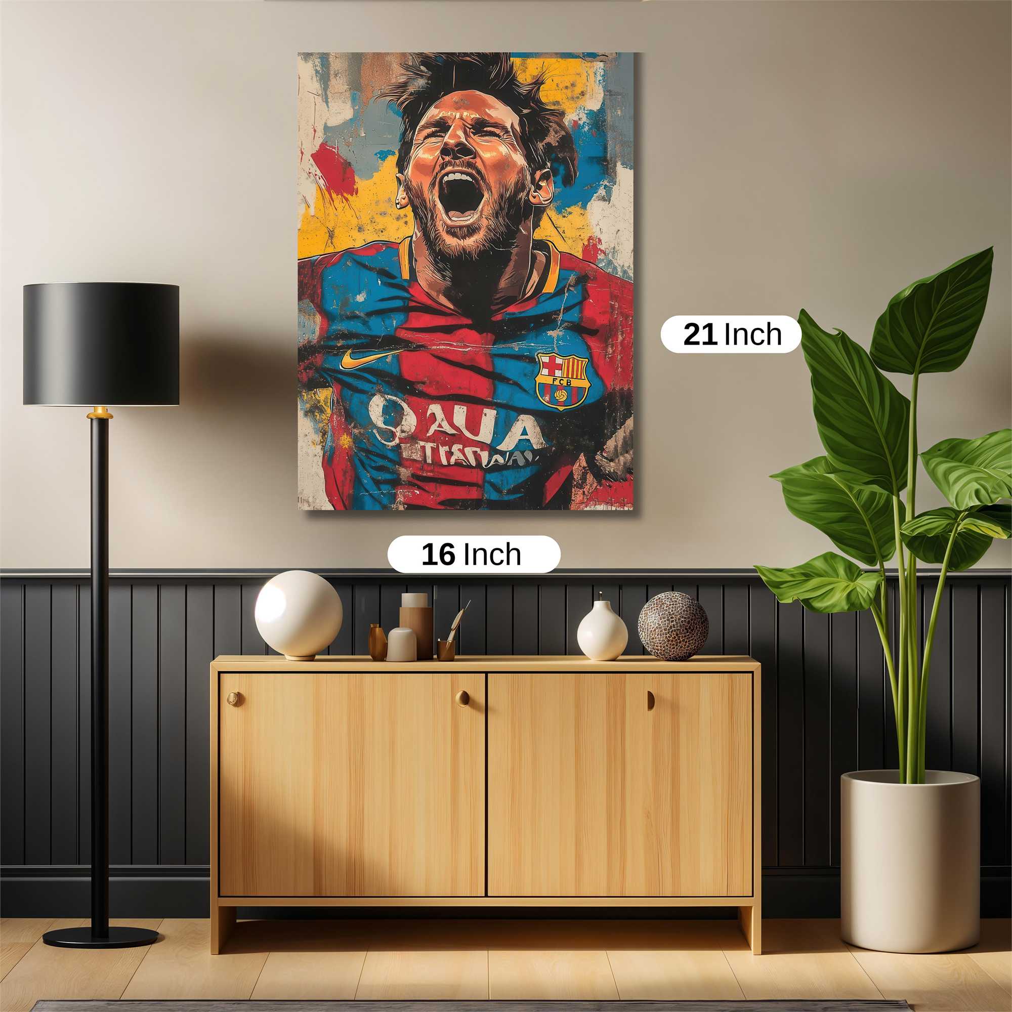 Messi Triumphant Safe Wall Magnetic / M