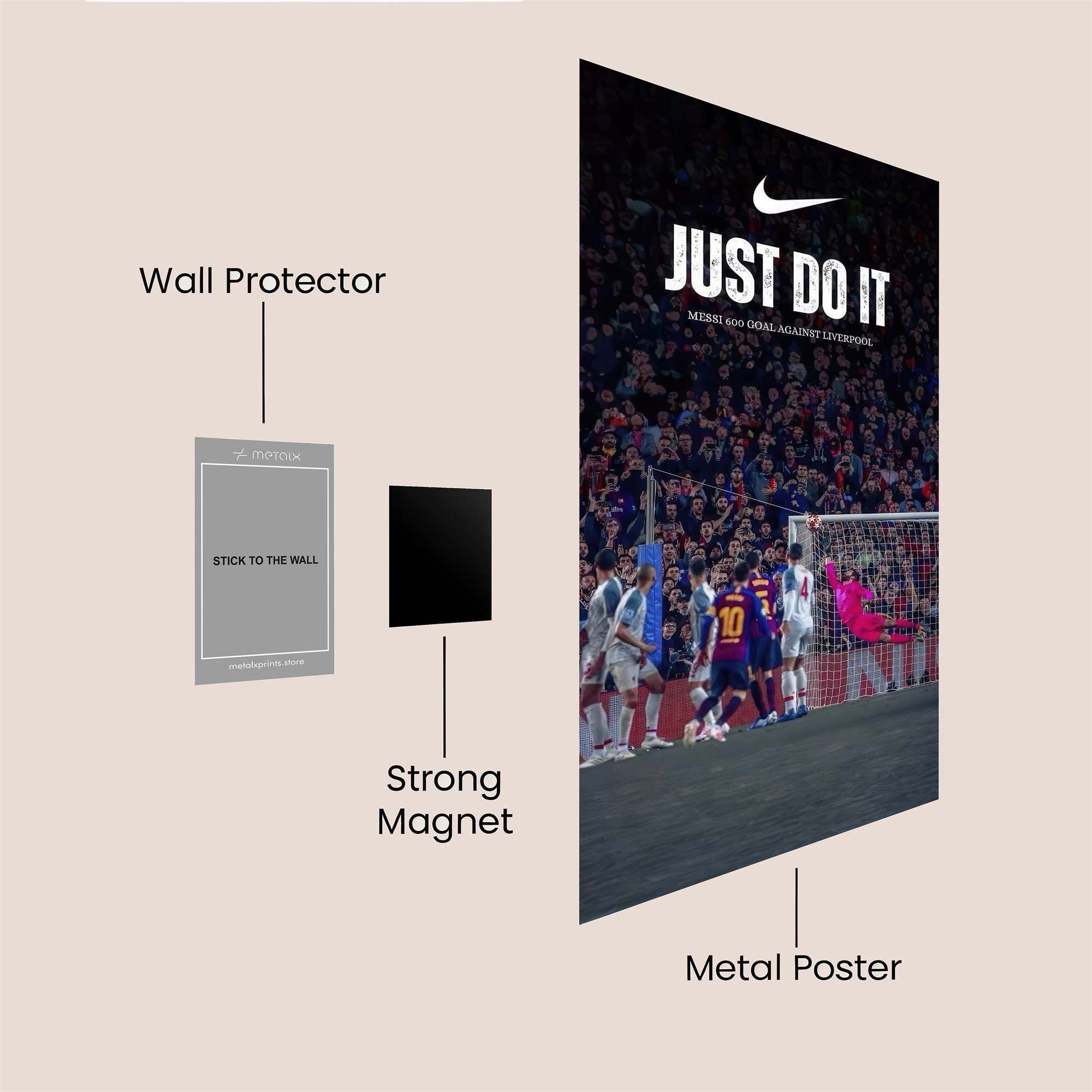 Messi Triumphant Safe Wall Magnetic / M
