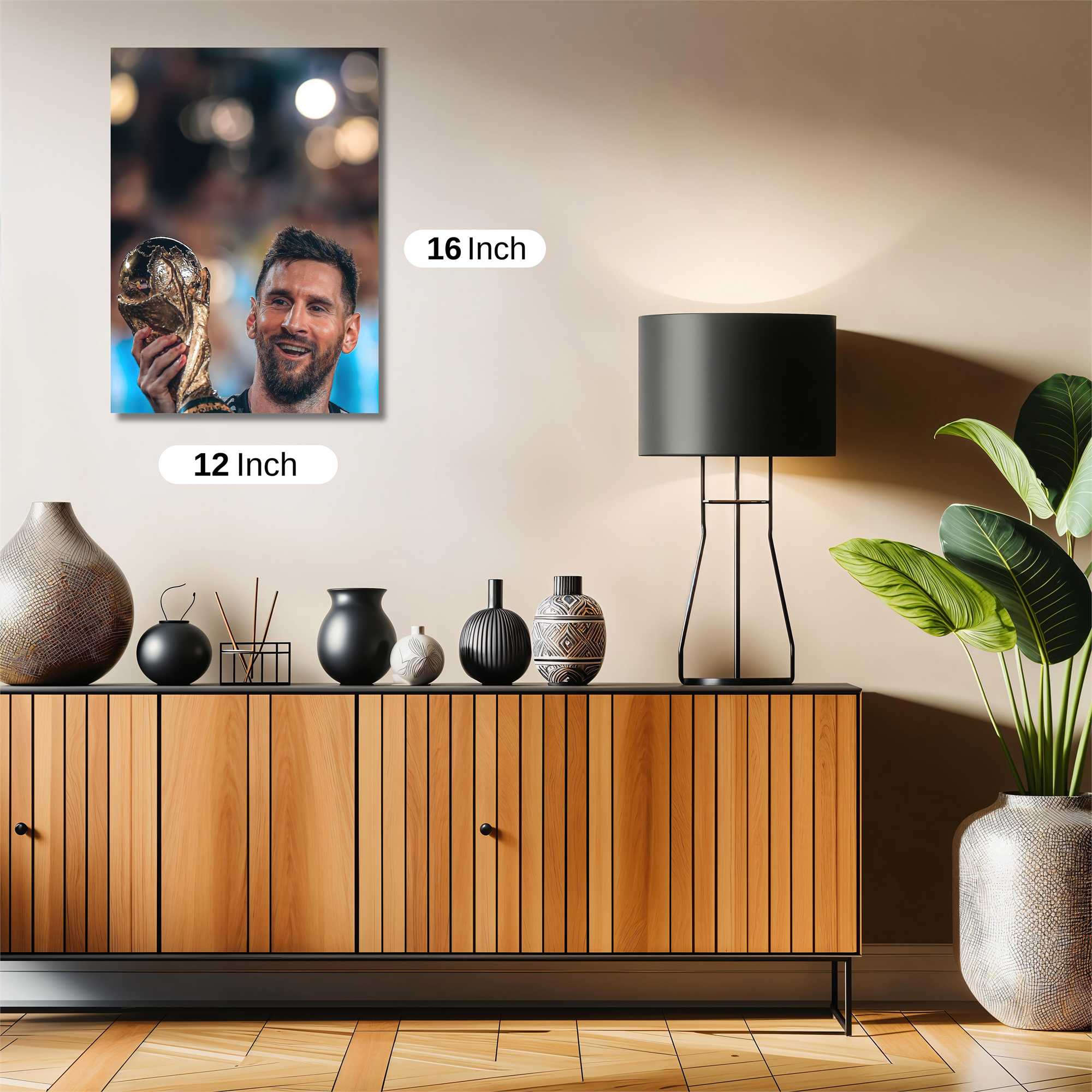 Messi Triumphant Safe Wall Magnetic / M