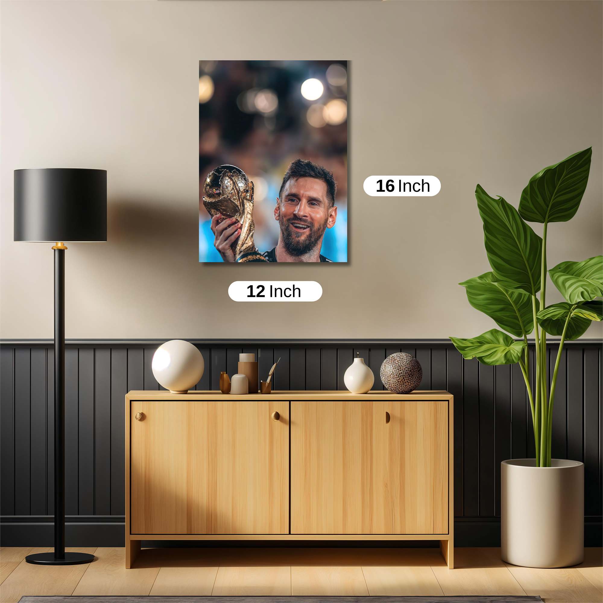 Messi Triumphant Safe Wall Magnetic / M