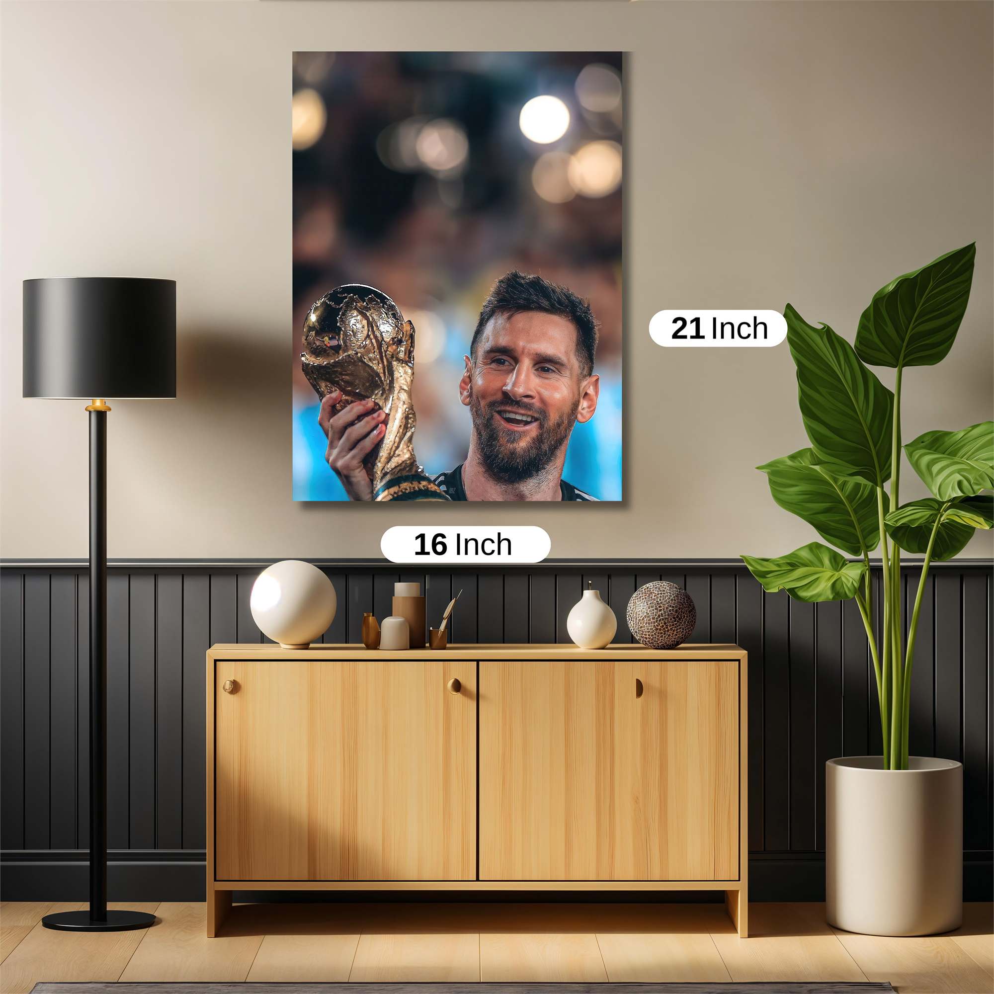 Messi Triumphant Safe Wall Magnetic / M