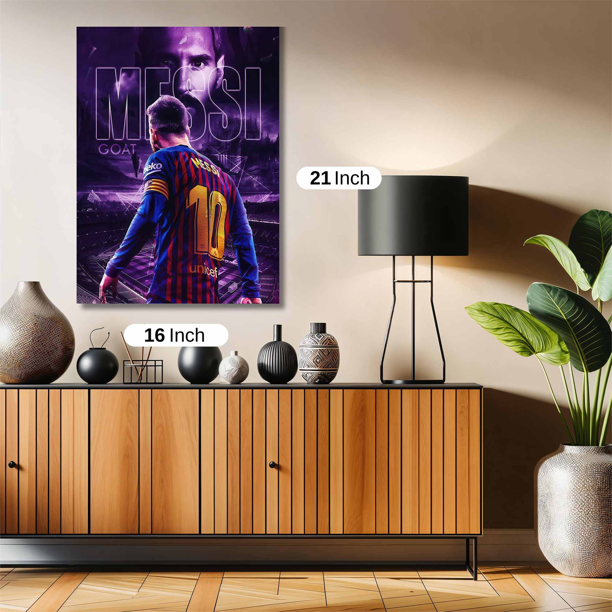 Messi Majestic Safe Wall Magnetic / M
