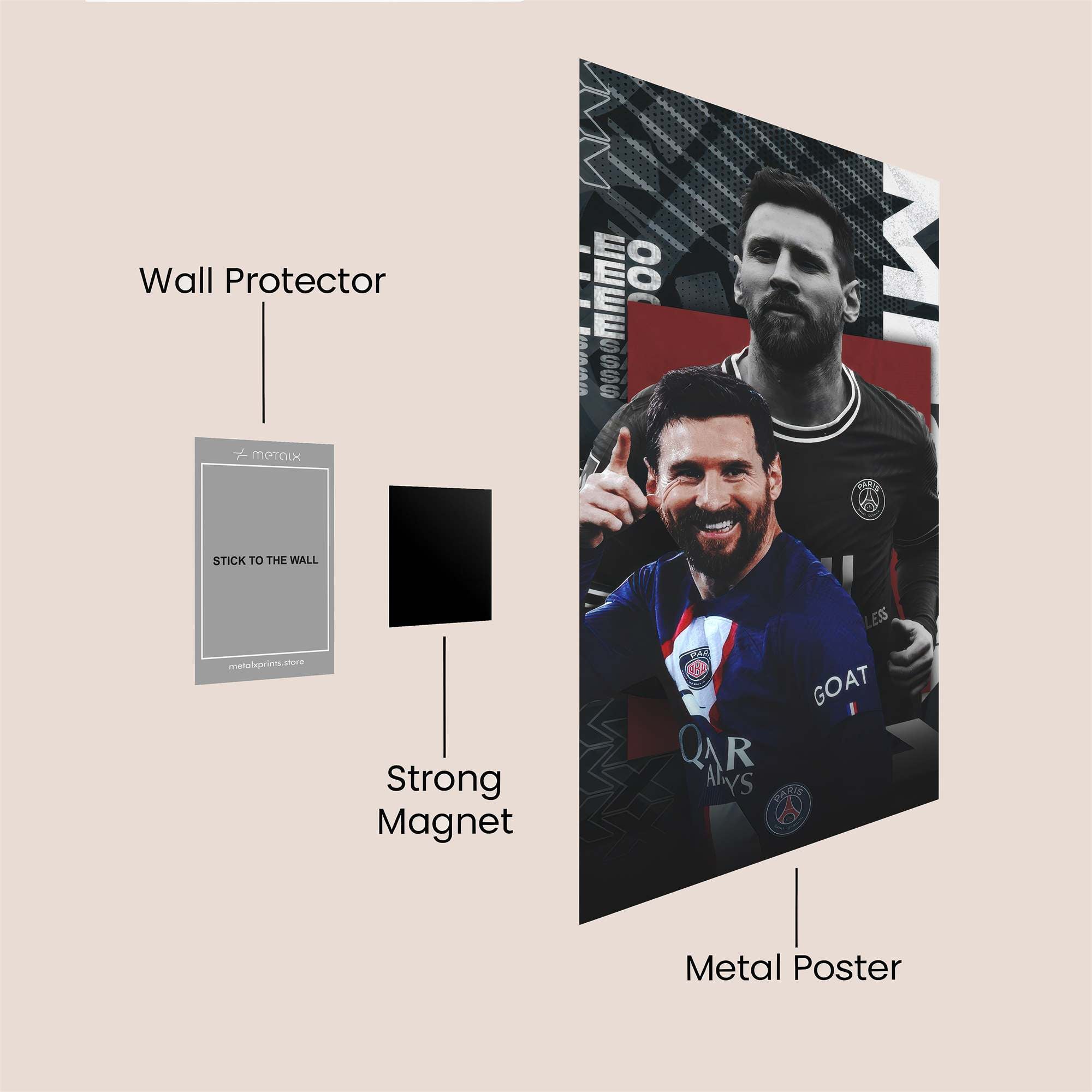 Messi Magic Safe Wall Magnetic / M