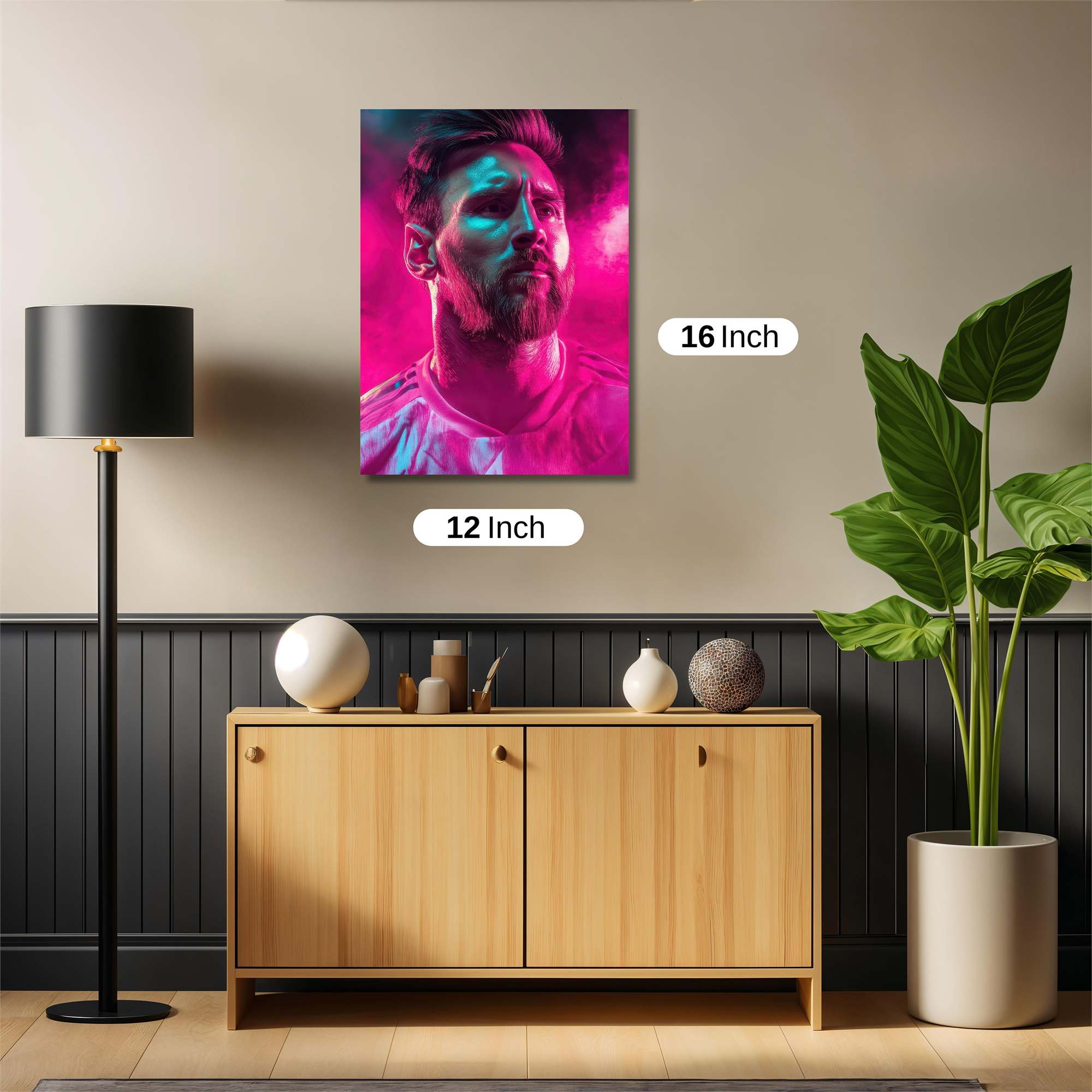 Messi Radiance Safe Wall Magnetic / M