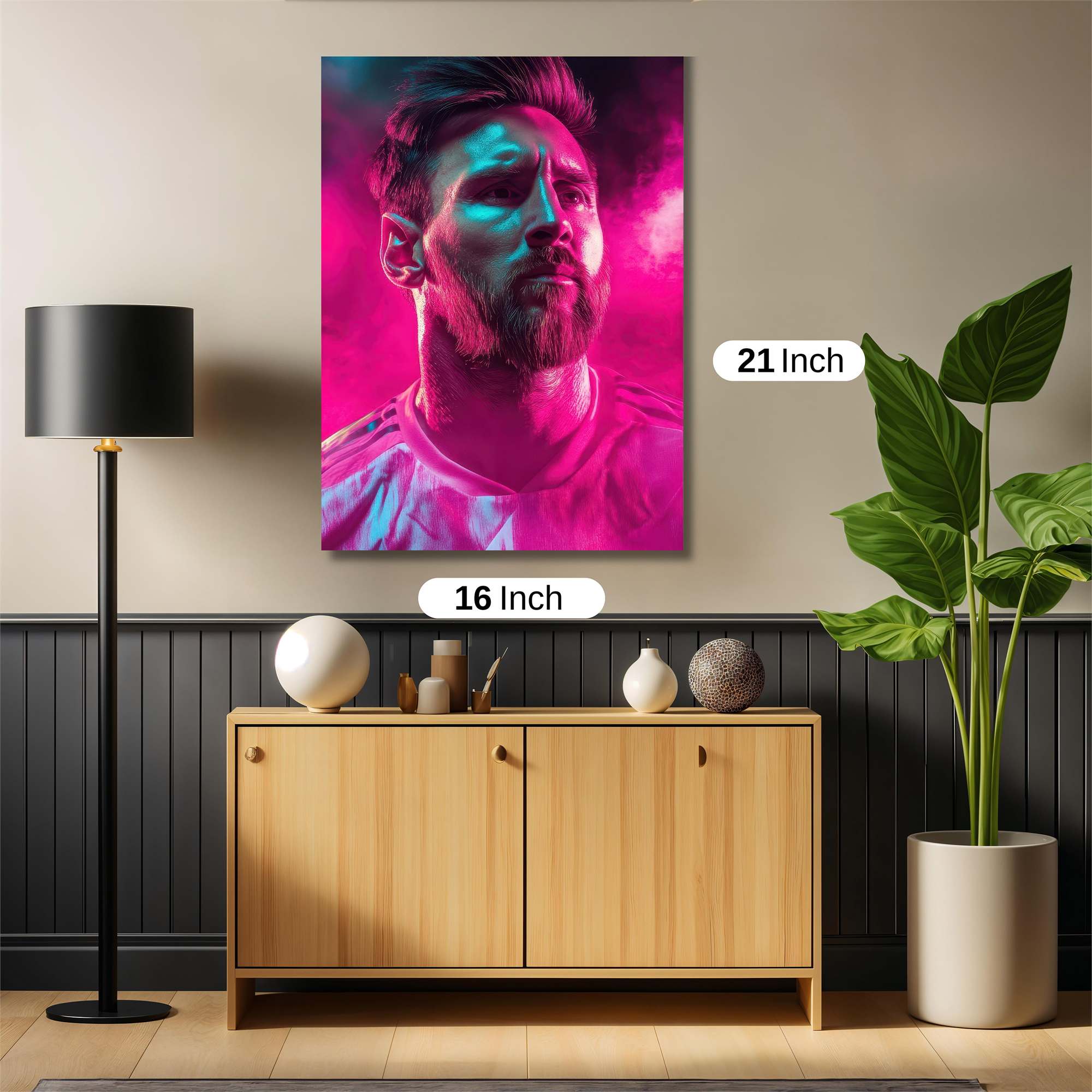 Messi Radiance Safe Wall Magnetic / M