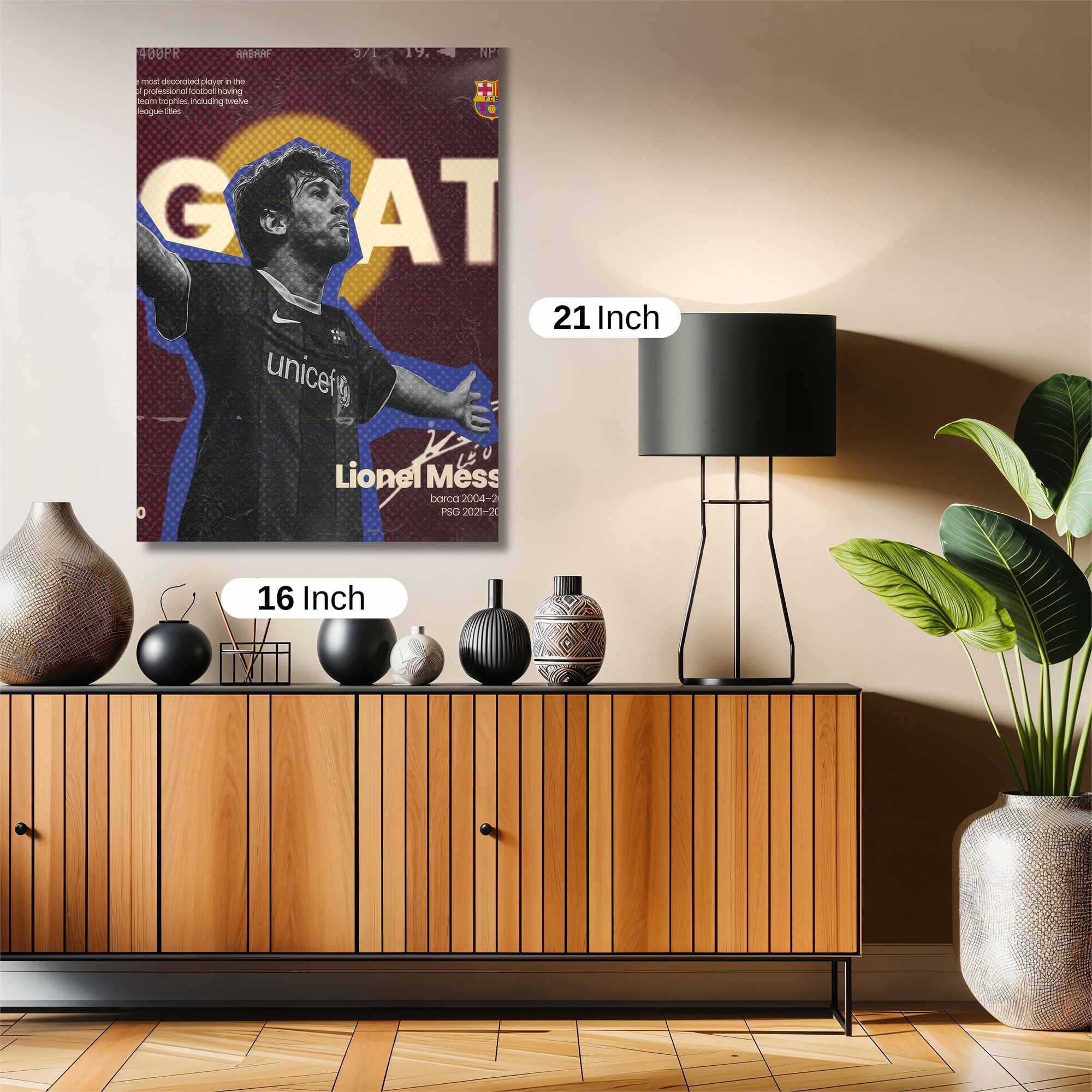 Messi Majestic Safe Wall Magnetic / M