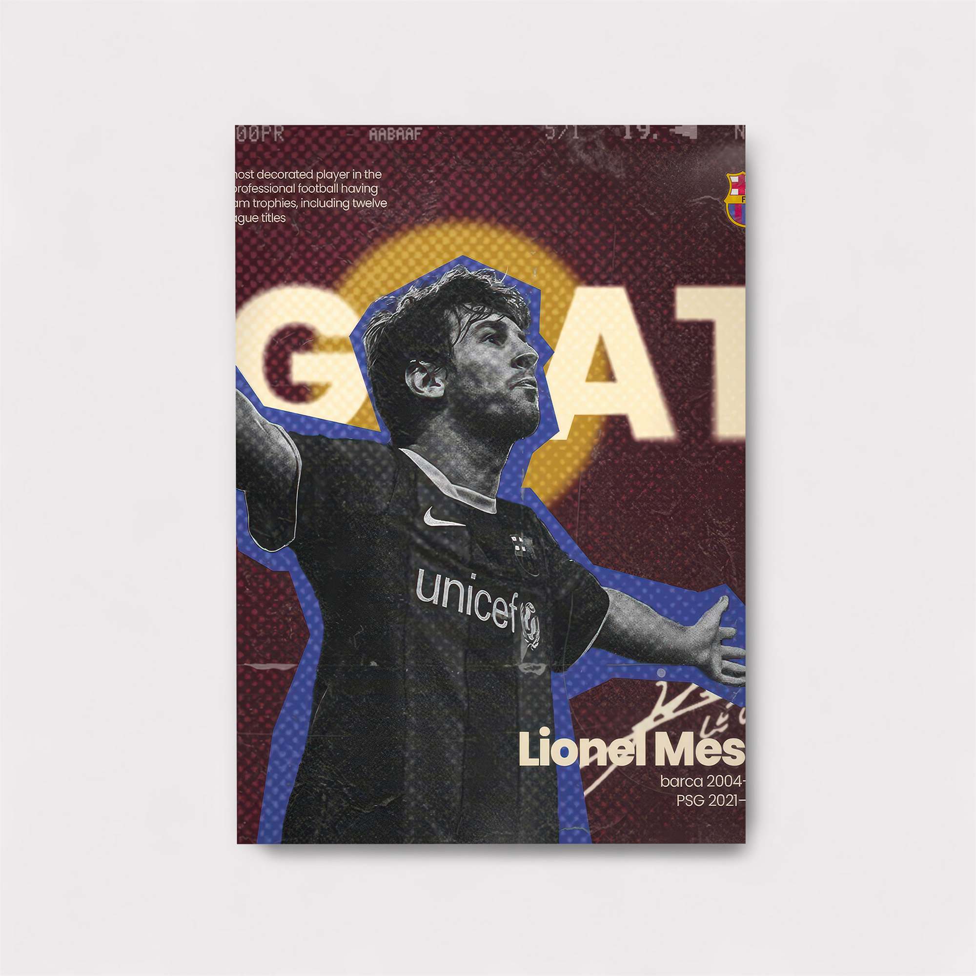 Messi Majestic Safe Wall Magnetic / M