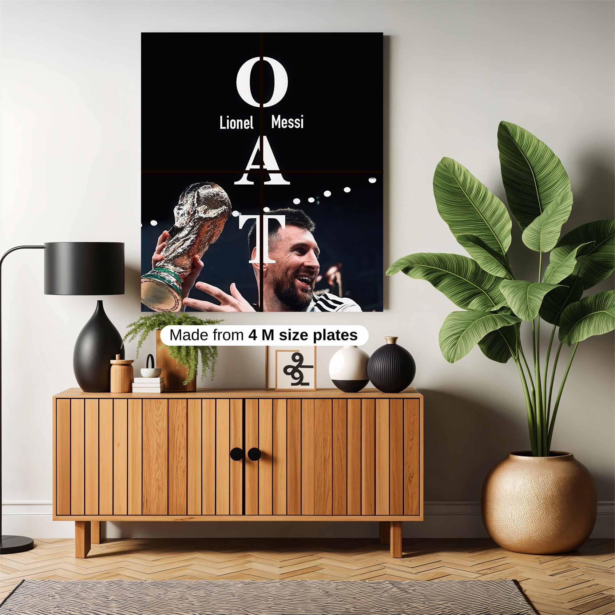 Messi Triumphant Safe Wall Magnetic / M