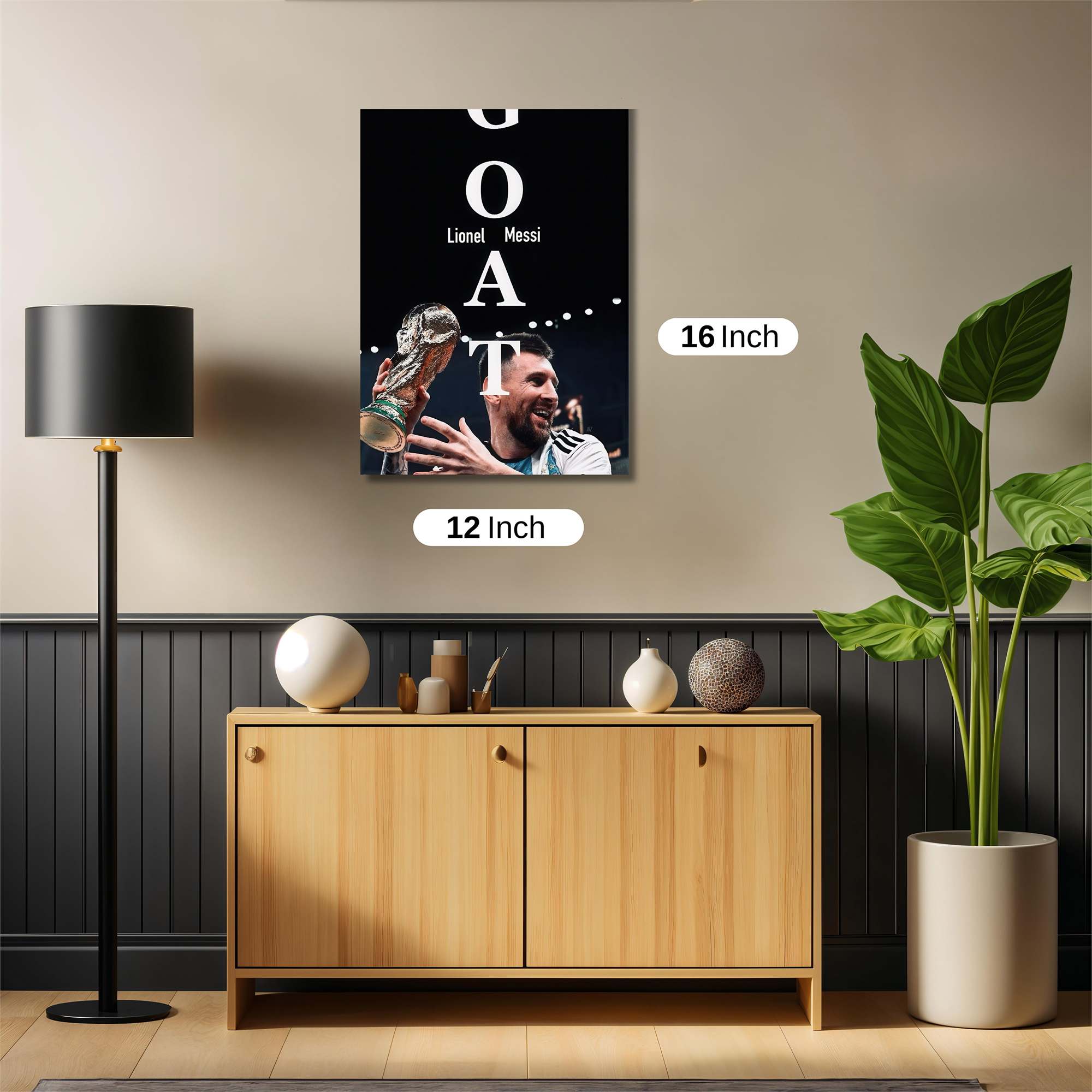 Messi Triumphant Safe Wall Magnetic / M