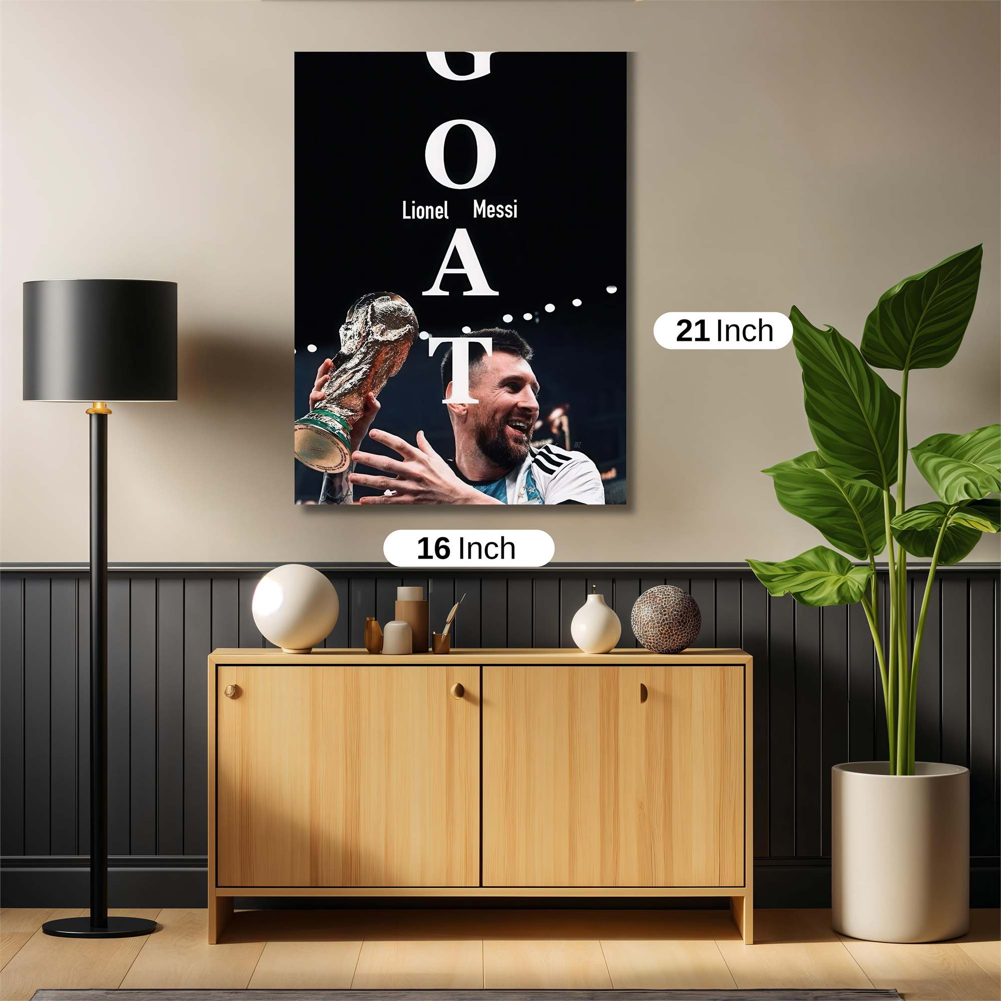 Messi Triumphant Safe Wall Magnetic / M