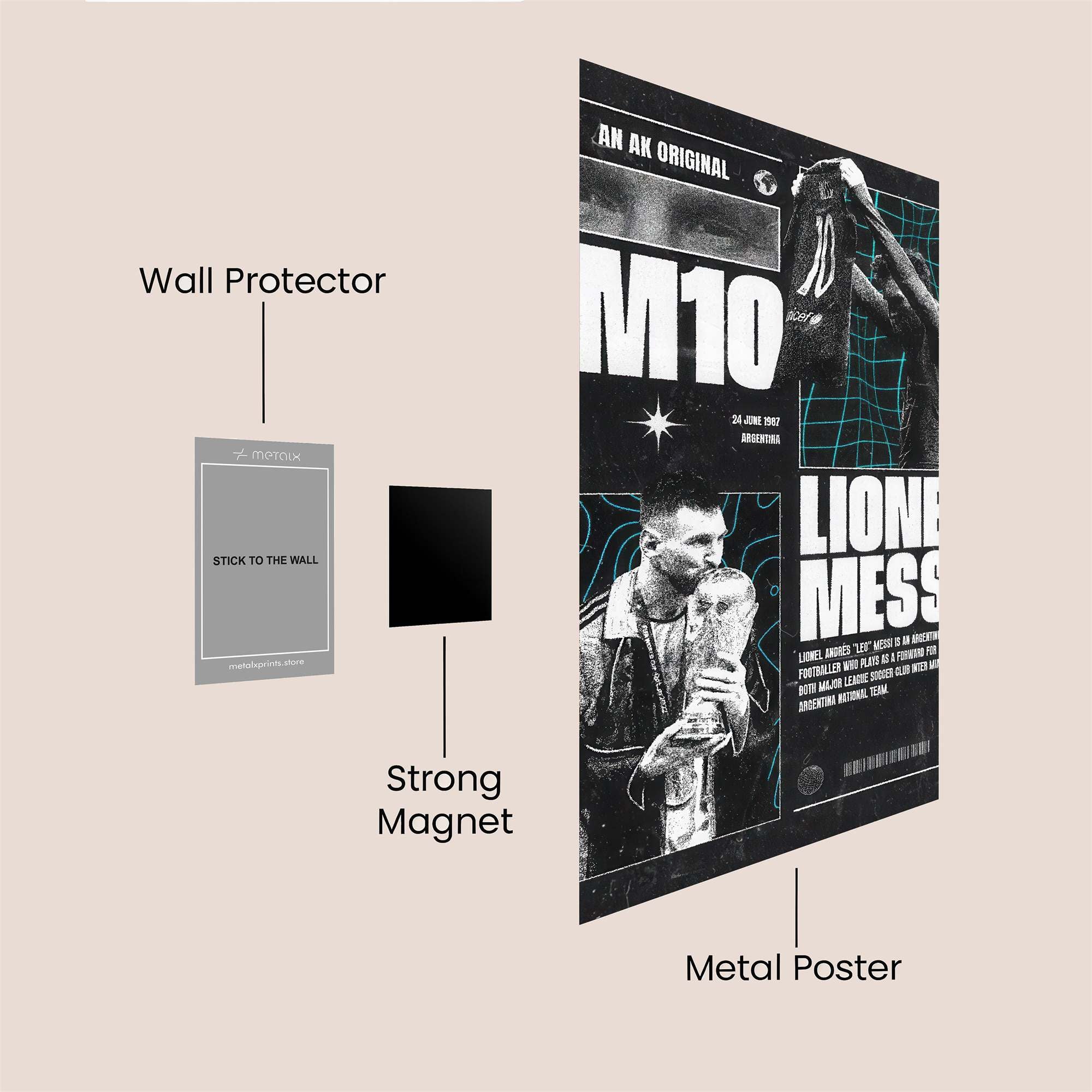 Messi Magic Safe Wall Magnetic / M