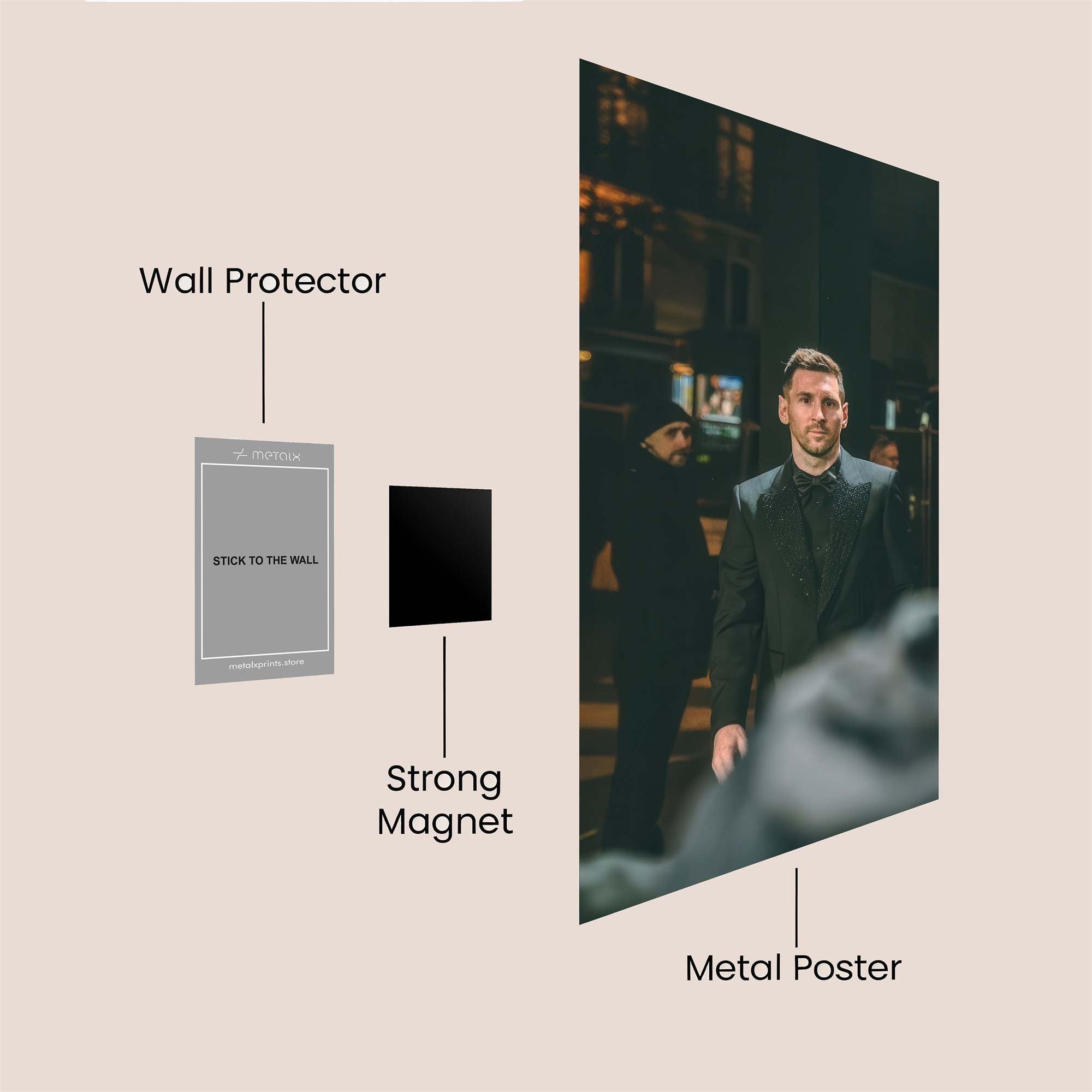 Messi Enigmatic Safe Wall Magnetic / M