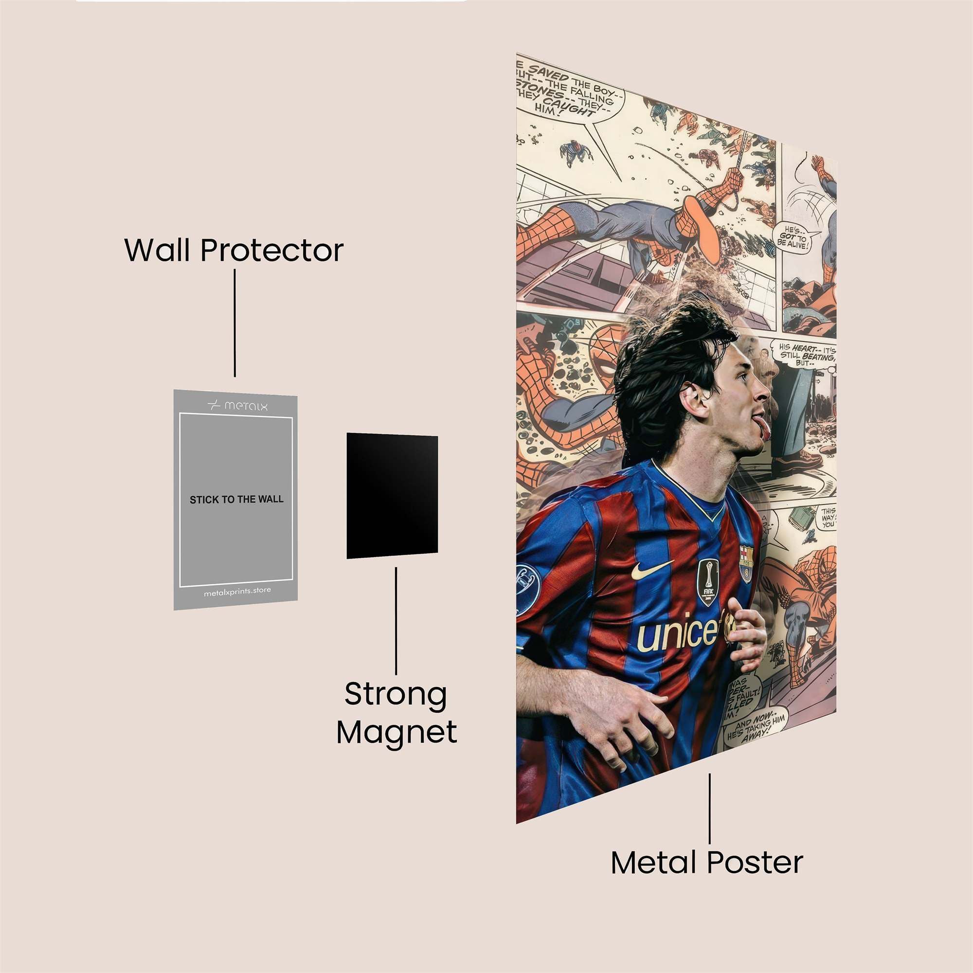 Messi Marvelous Safe Wall Magnetic / M
