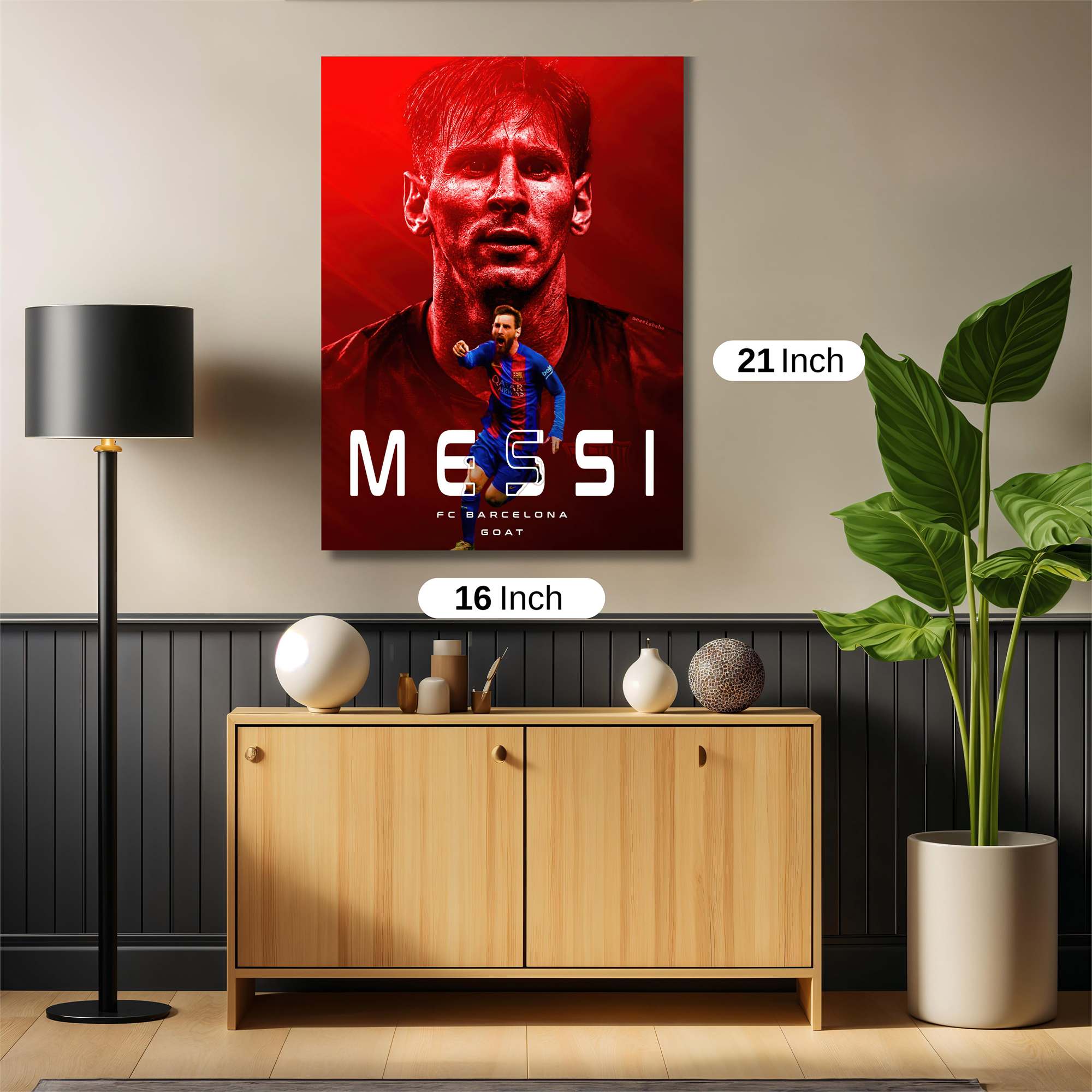 Messi Majestic Safe Wall Magnetic / M