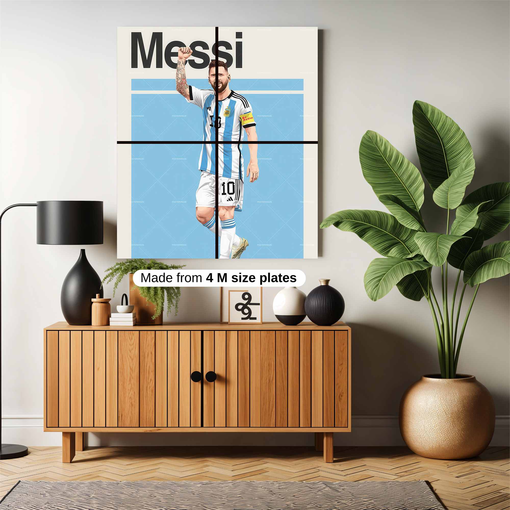 Messi Triumphant Safe Wall Magnetic / M